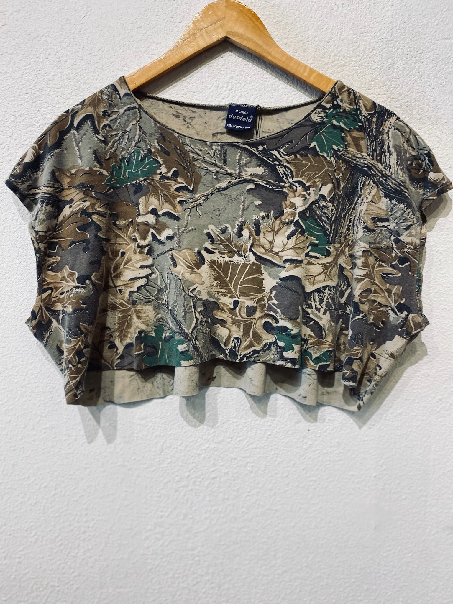 Open Neck Advantage Vintage Crop Tank