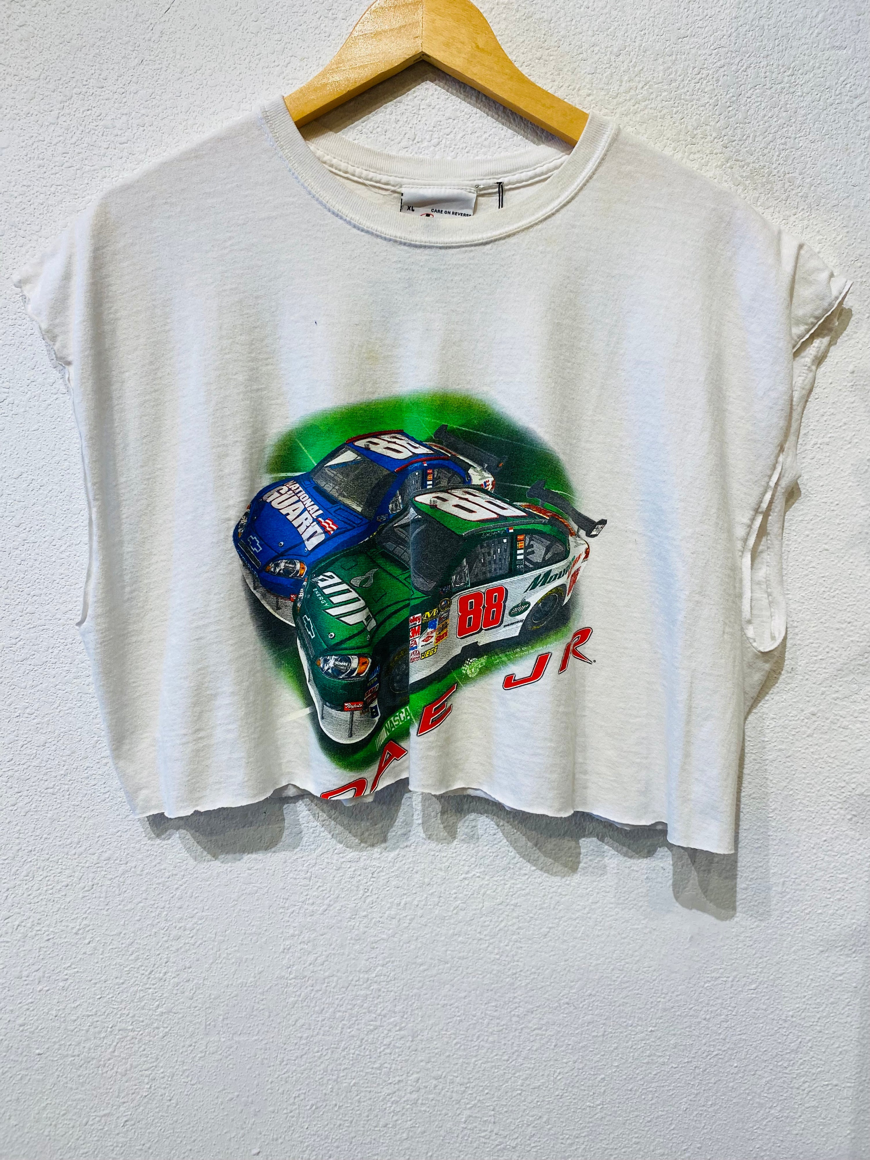 Dale Jr Vintage Crop Tank - Burnout