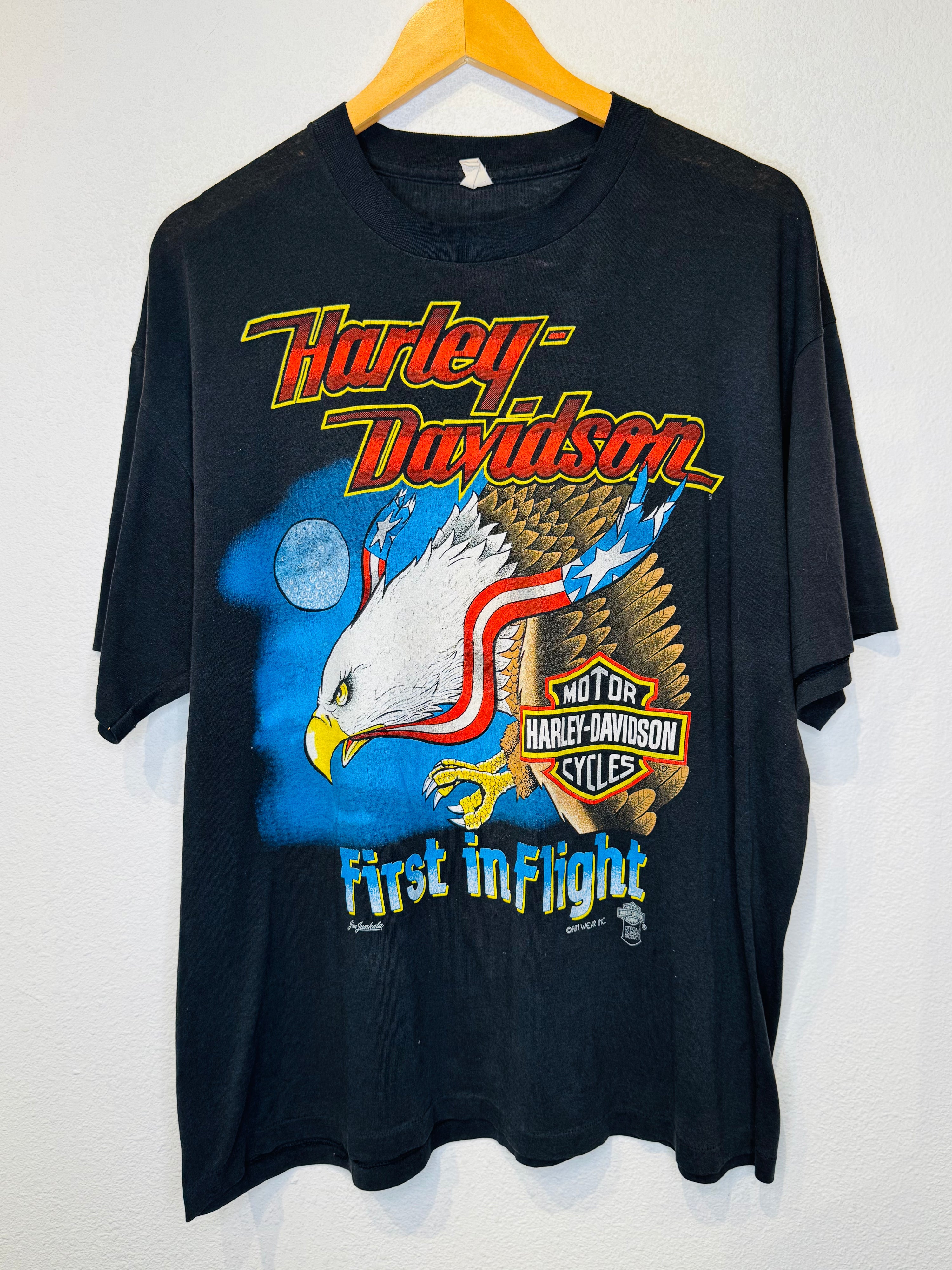 First in Flight Harley Vintage Tee