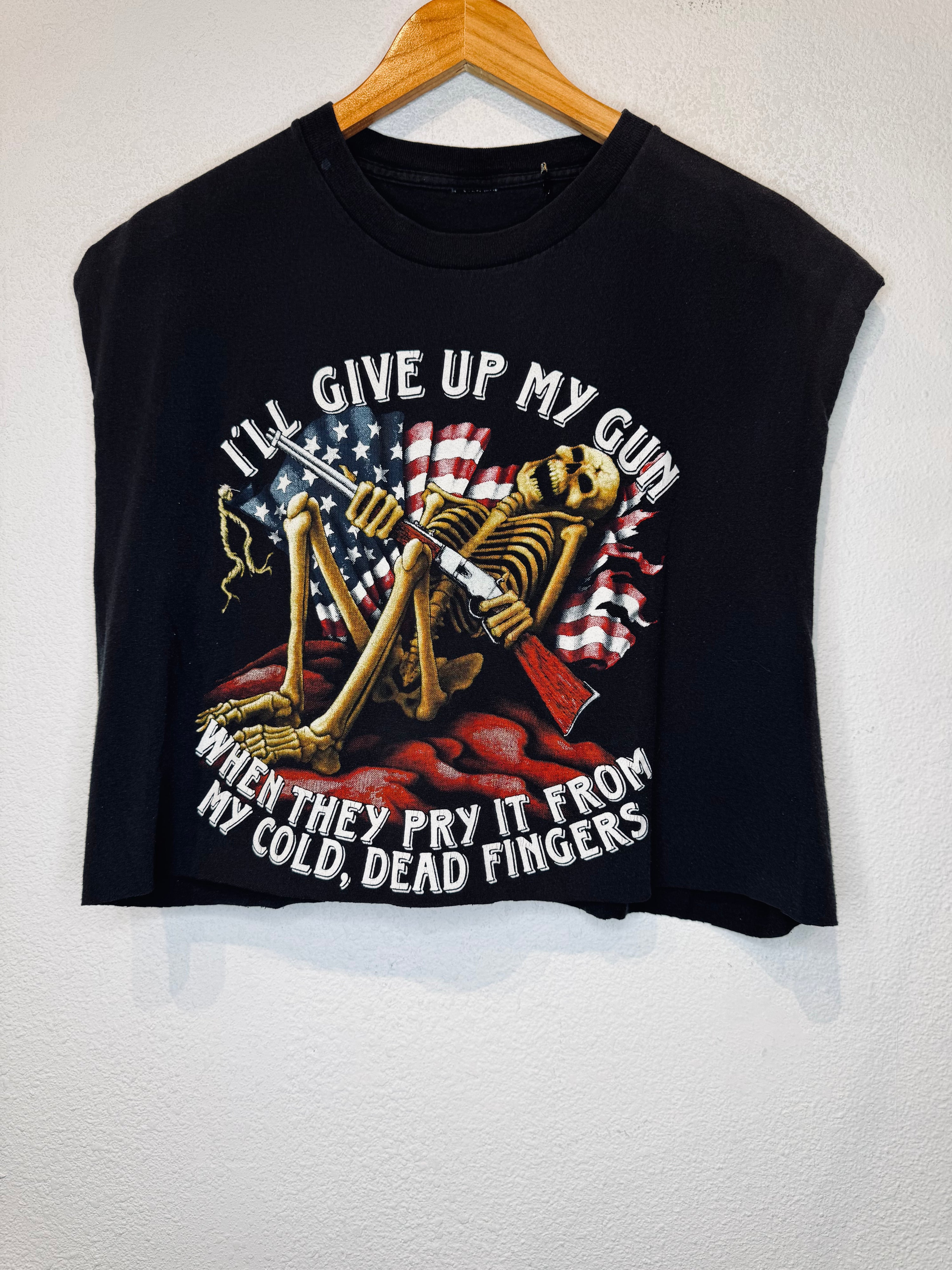 My Gun Vintage Crop Tank