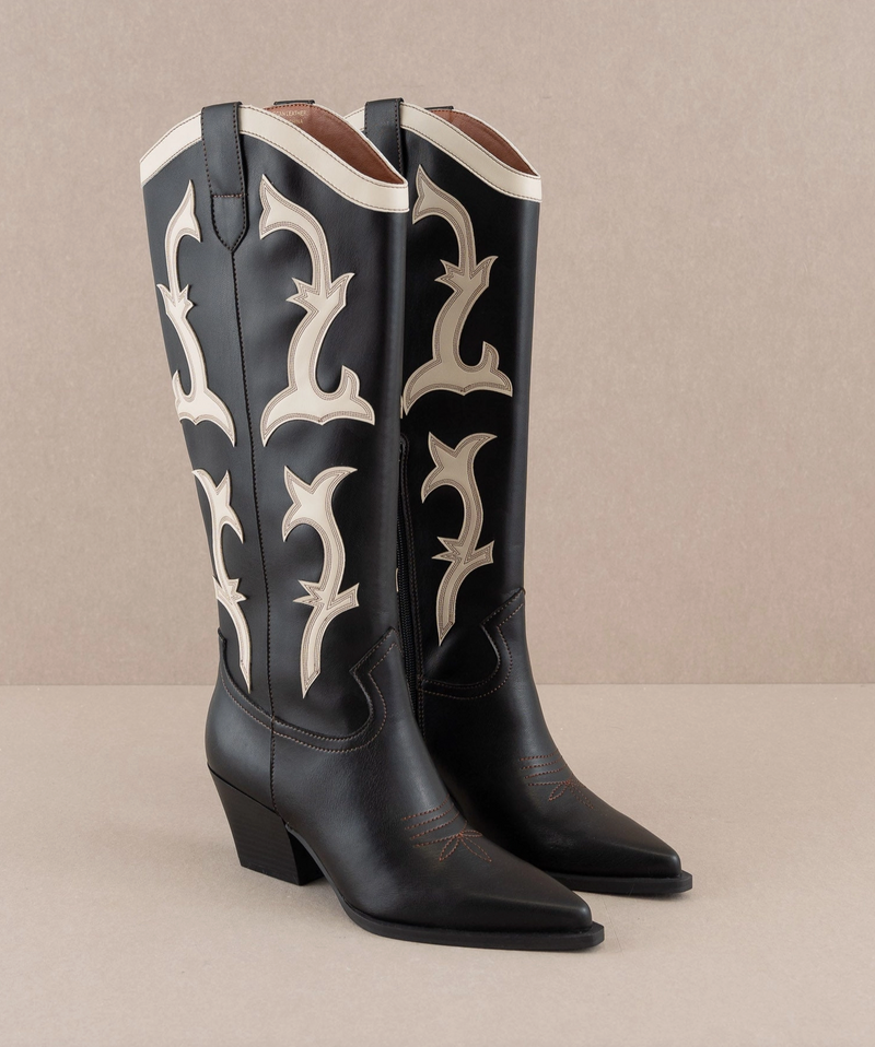 The Adriana Rodeo Boot - Black