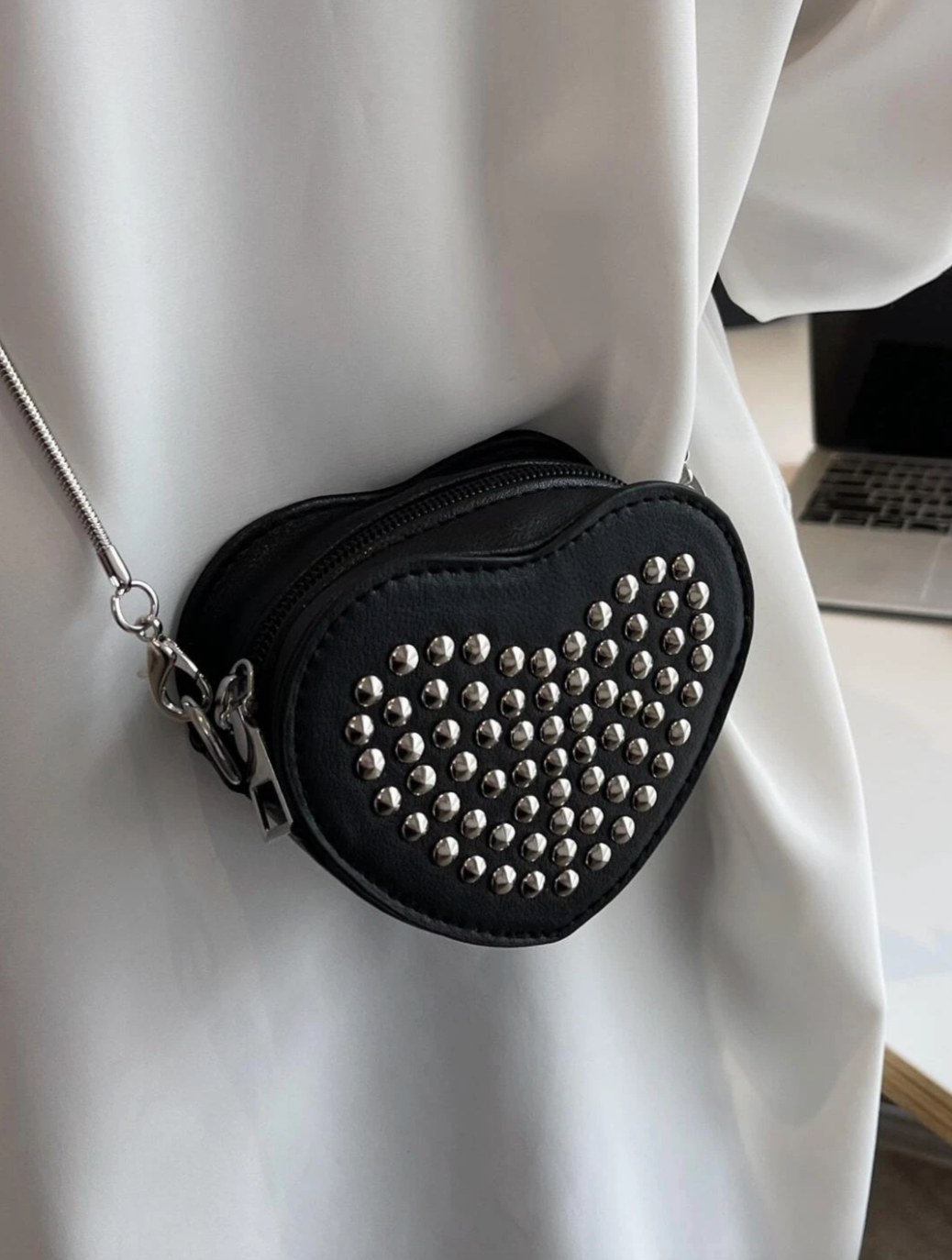 Mini Heart Crossbody Bag