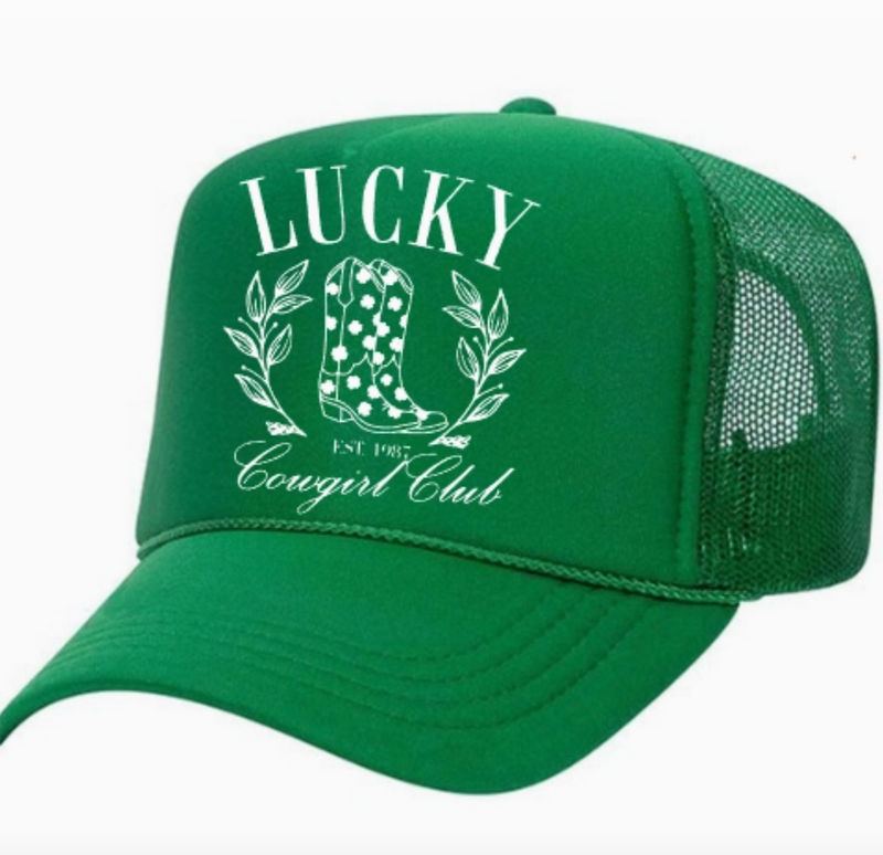 Lucky Cowgirl Trucker Hat