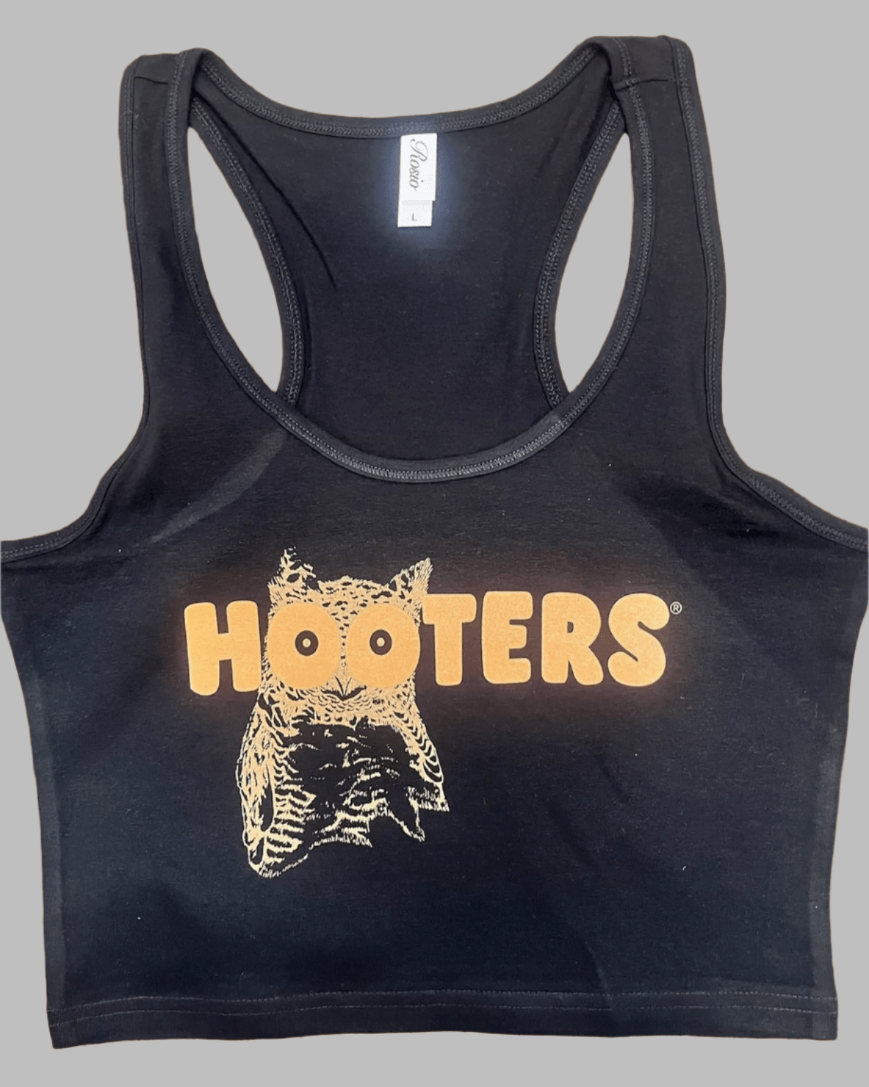 Hooters Tank - Black - Burnout