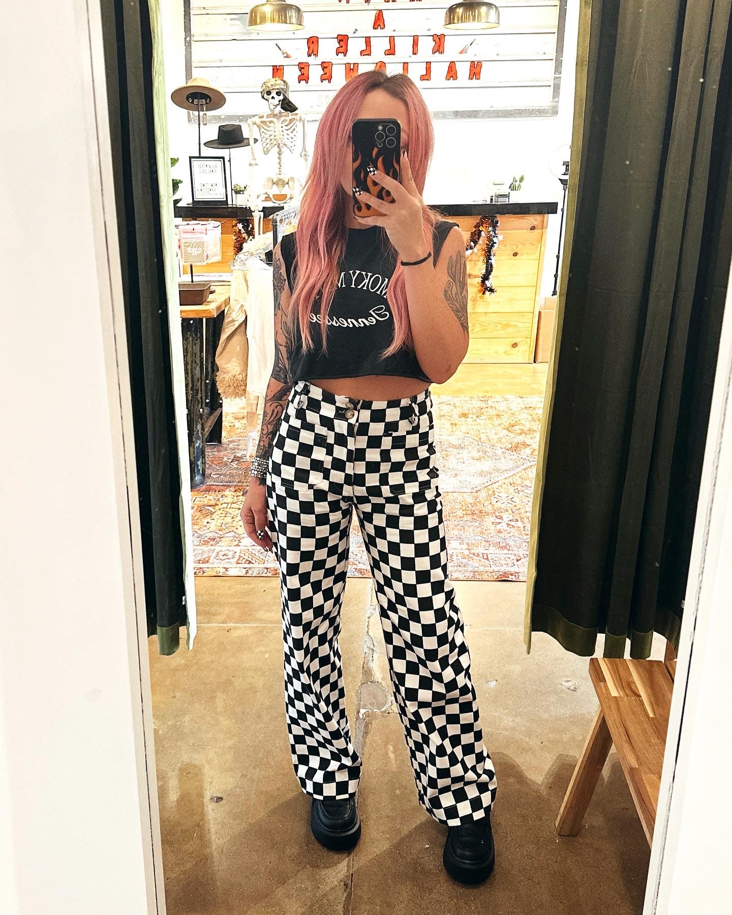 Check In Wide Leg Pants