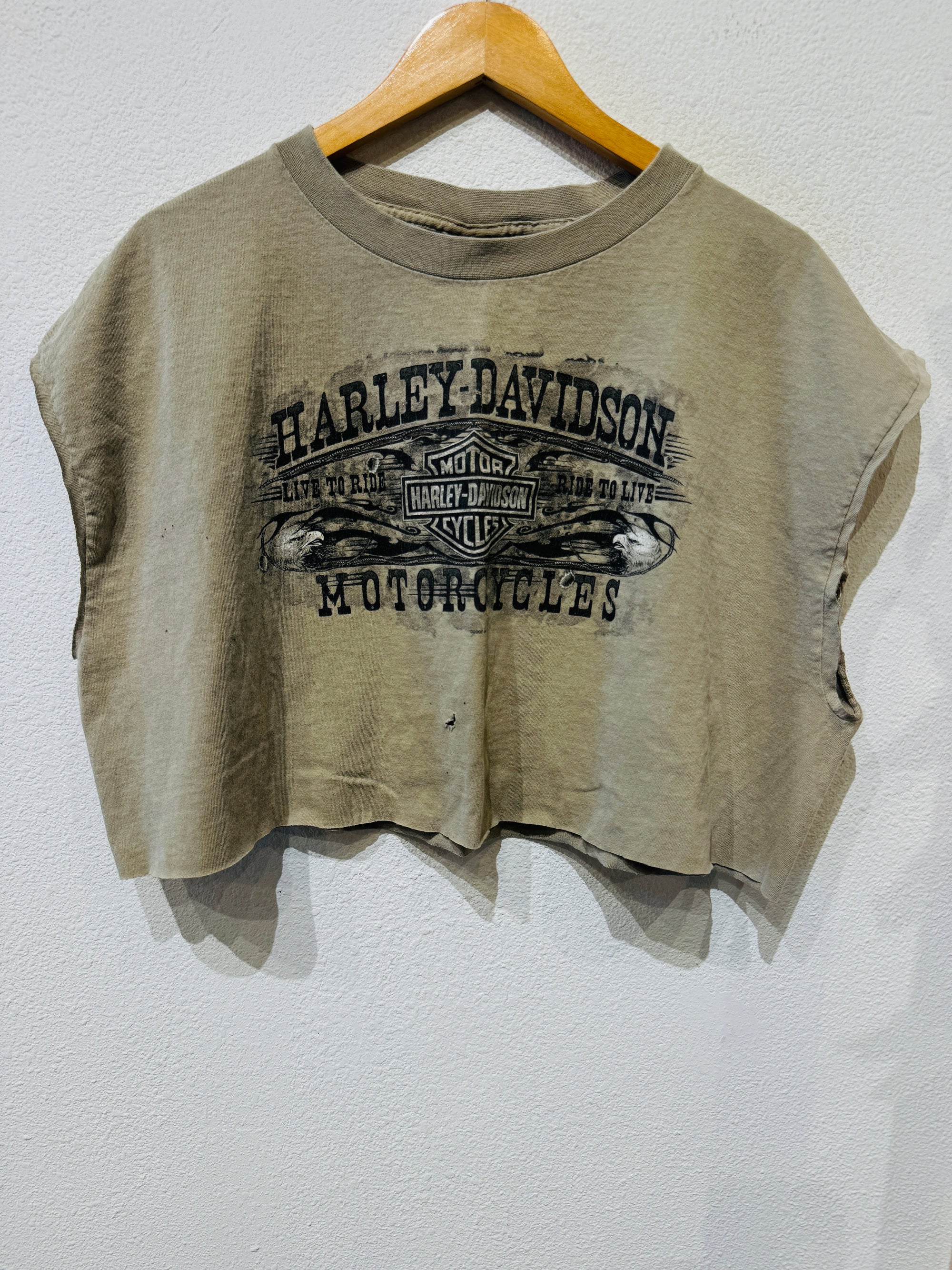 Smyrna Harley Vintage Crop Tank