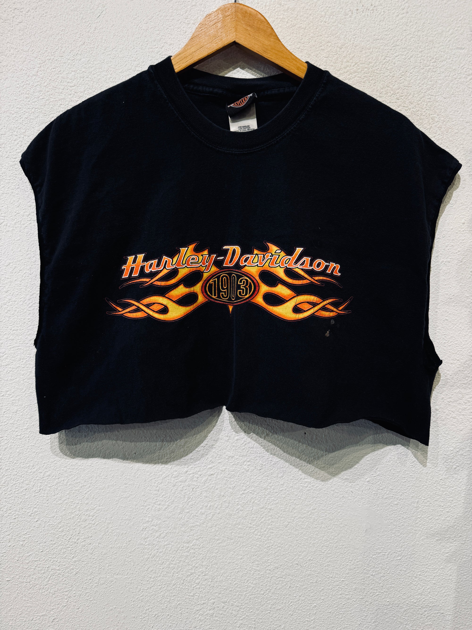 Highland Harley Vintage Crop Tank