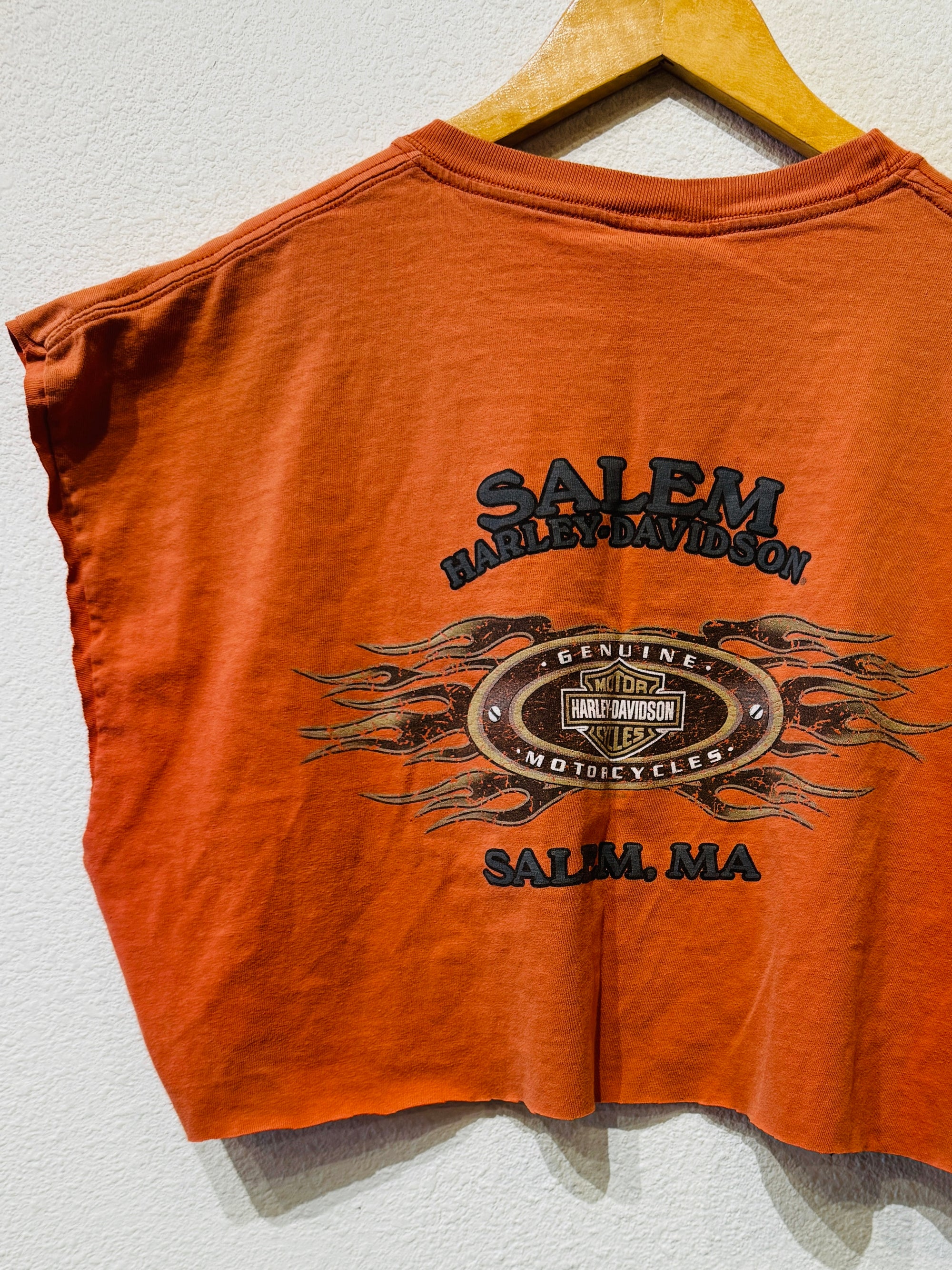 Salem Harley Vintage Crop Tank