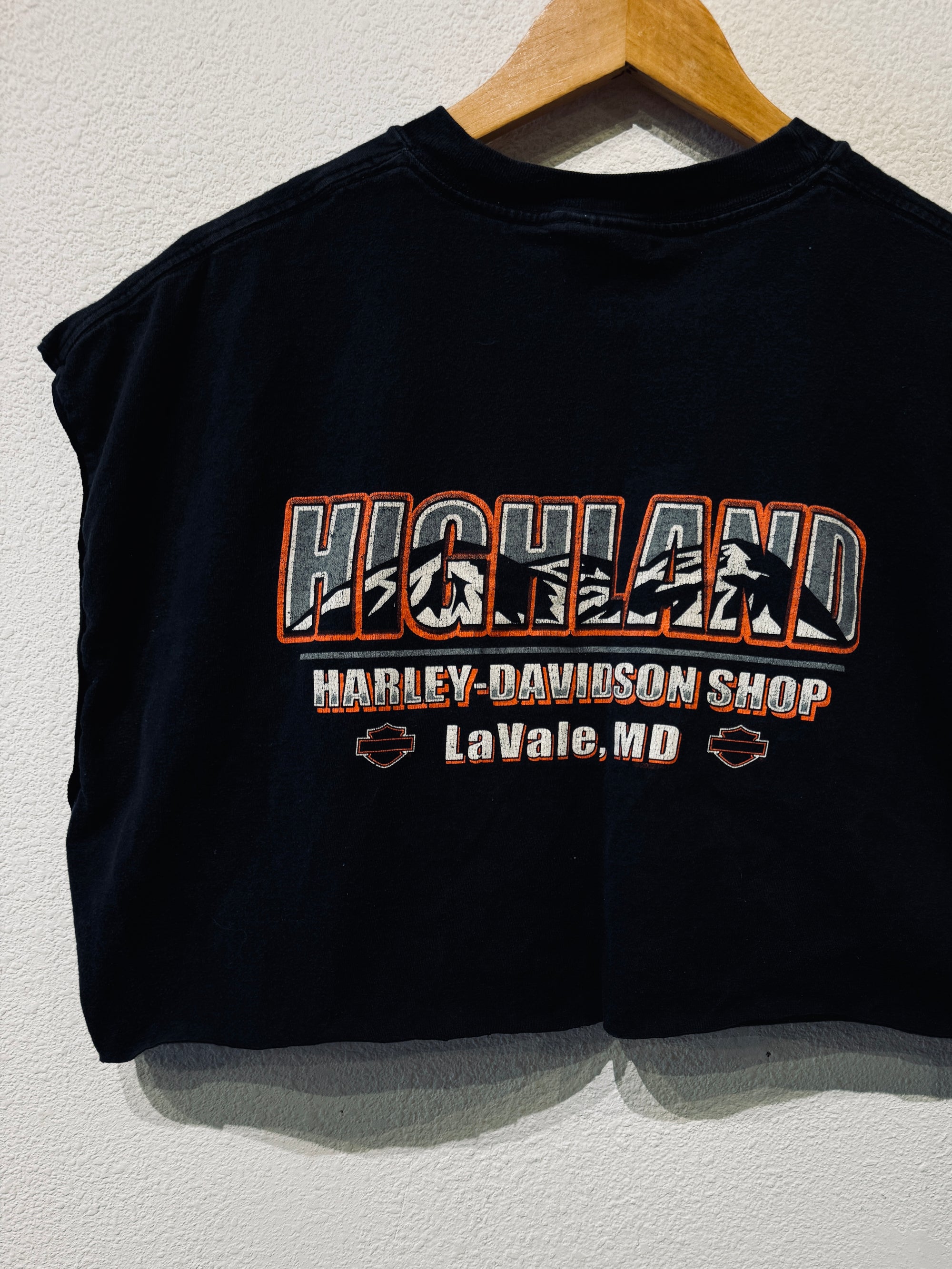 Highland Harley Vintage Crop Tank