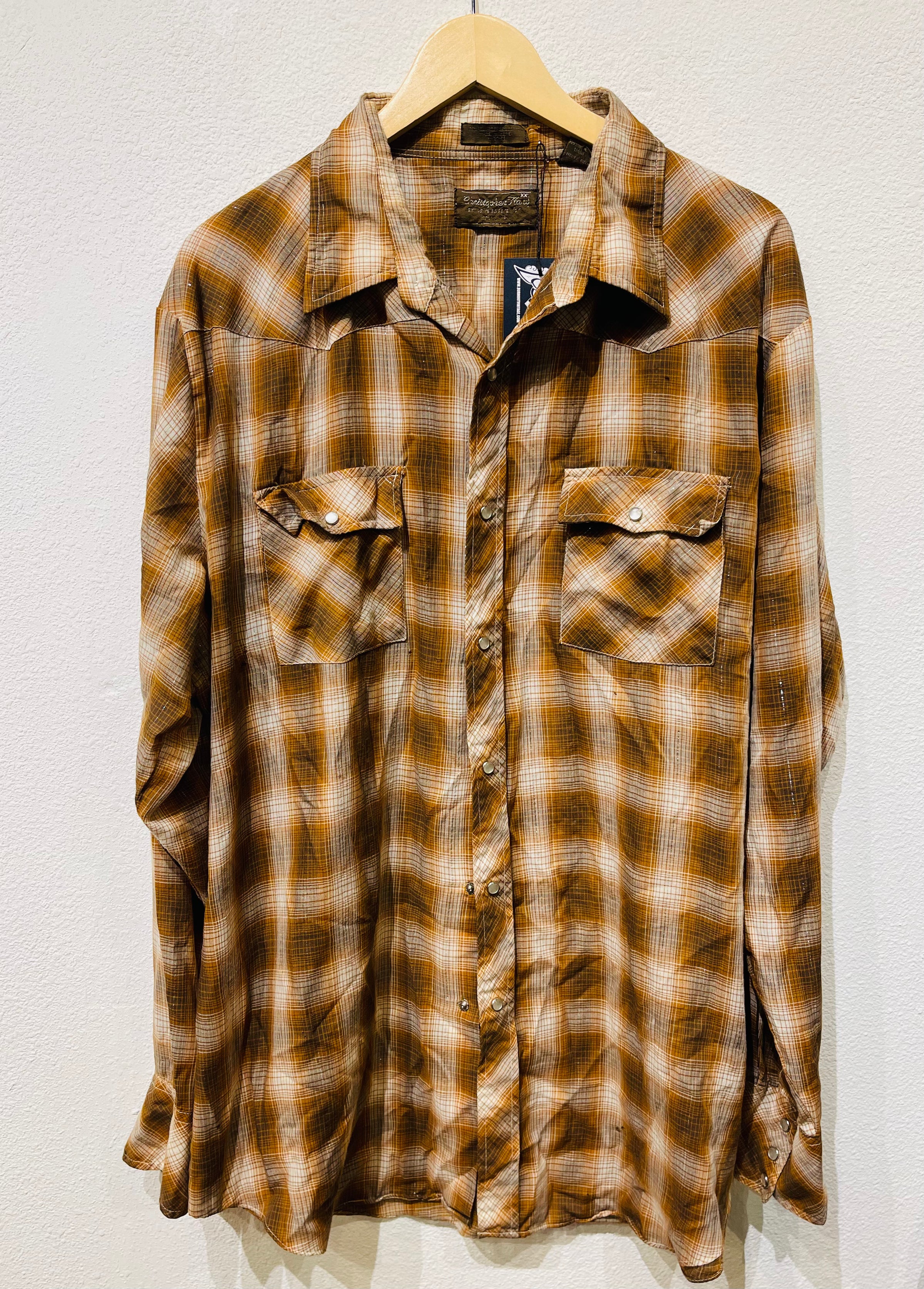 Western Snap Plaid Vintage Shirt