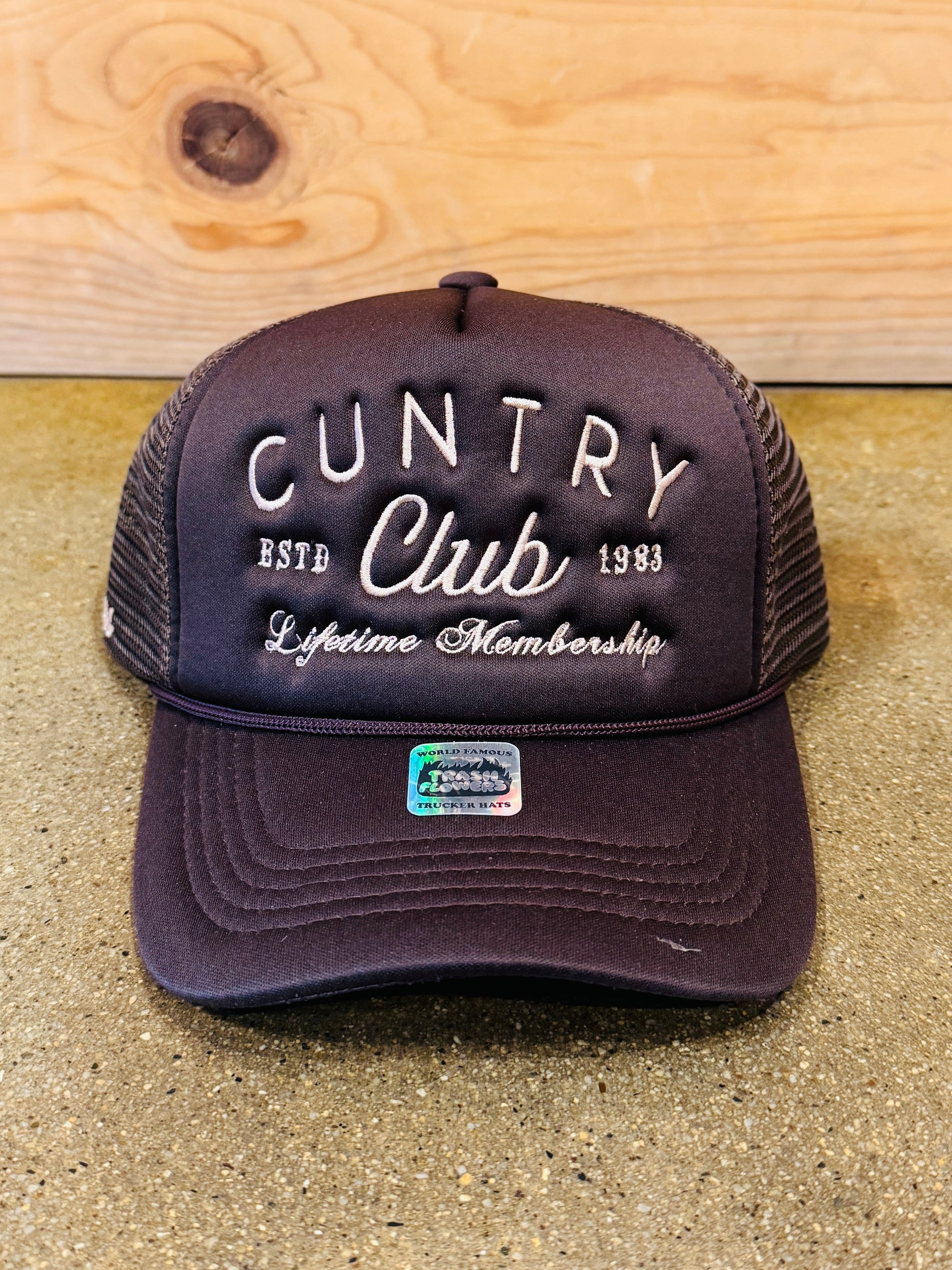 Cuntry Club Trucker Hat