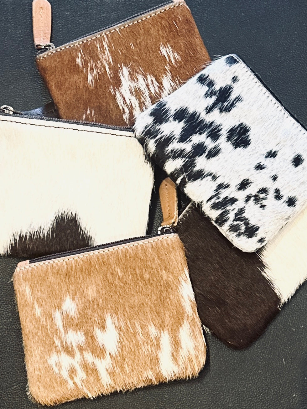 Cowhide Money Pouch