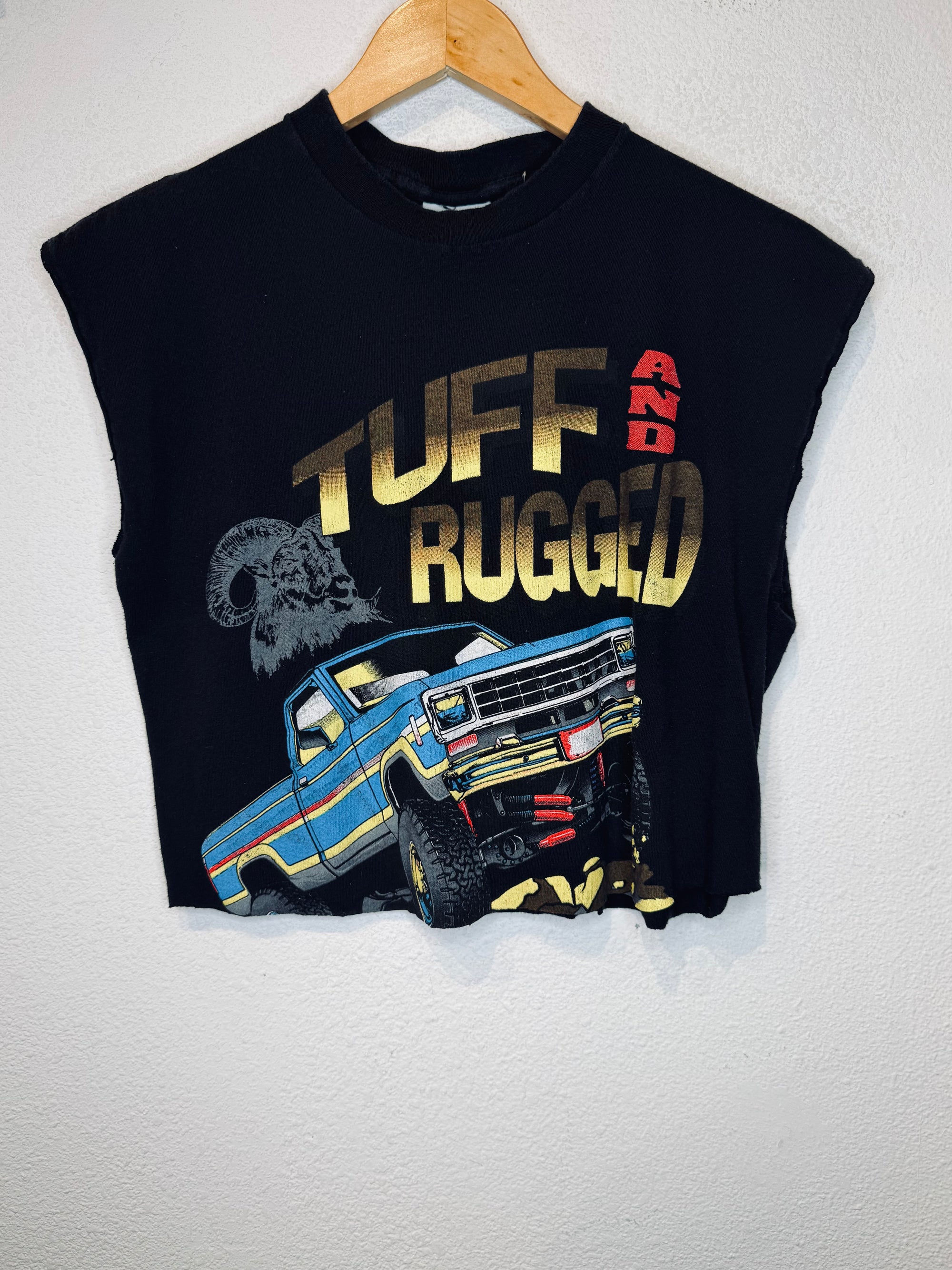 Tough and Rugged Vintage Crop Tank