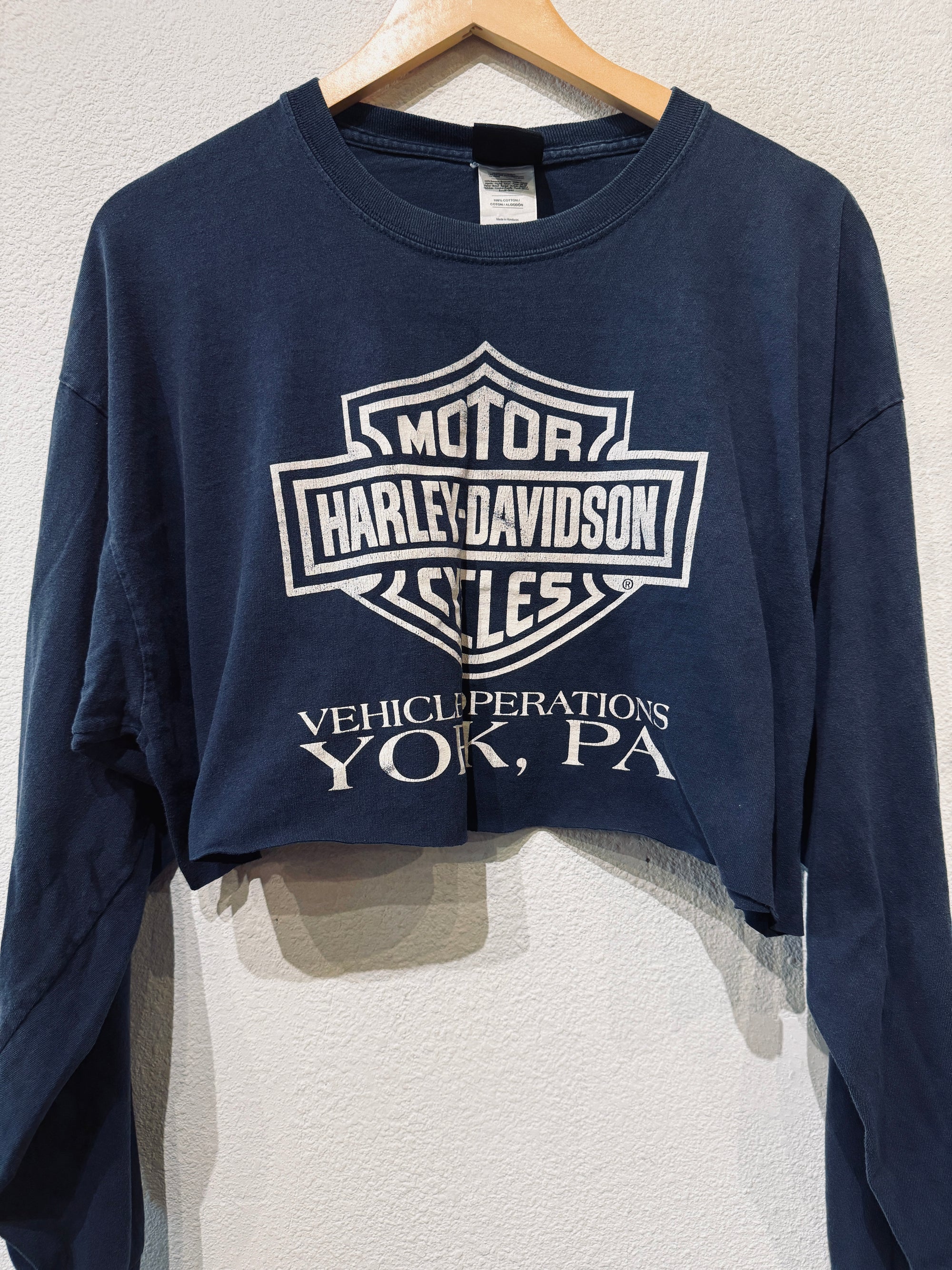 York Harley Crop Vintage Long Sleeve