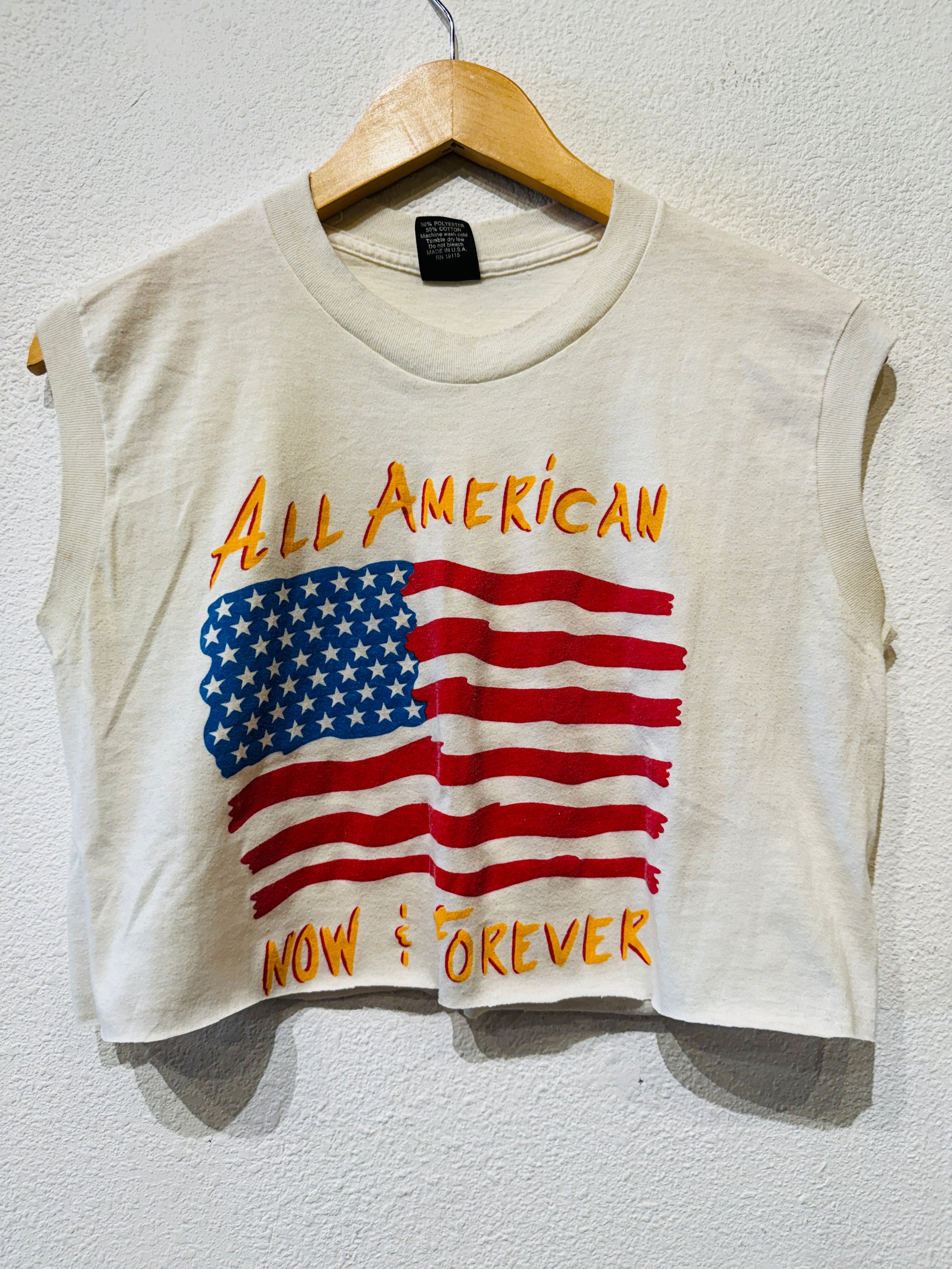 All American Vintage Crop Tank