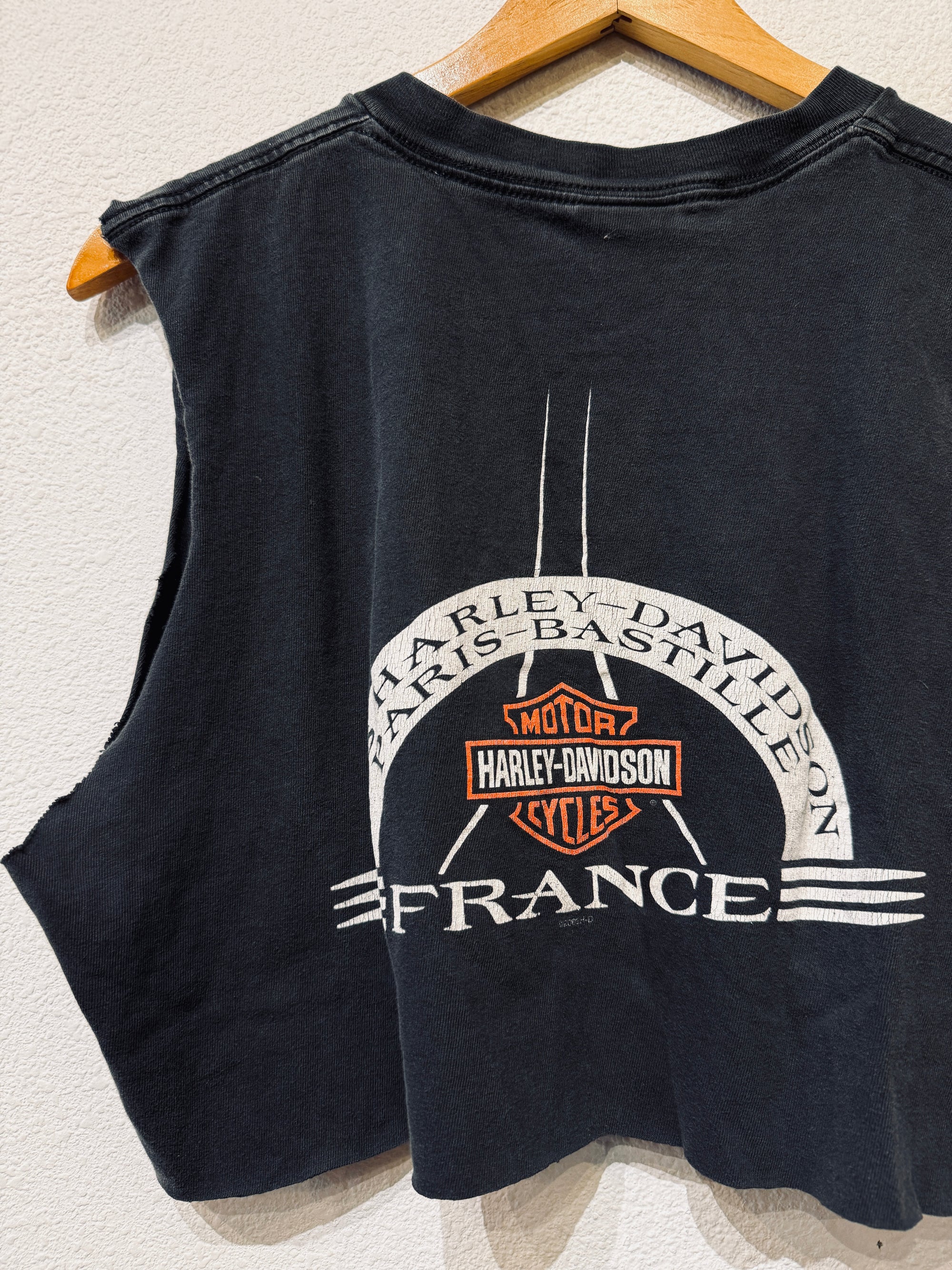 France Harley Vintage Crop Tank