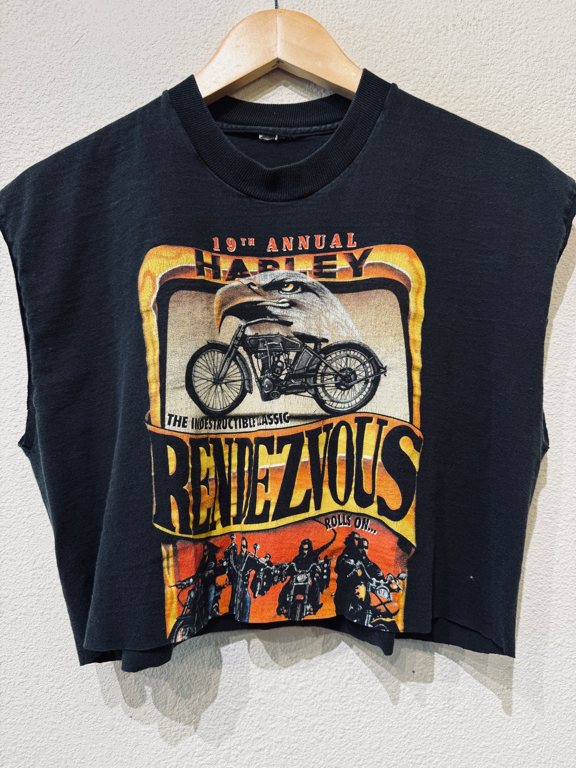 Rendezvous Harley Vintage Crop Tank