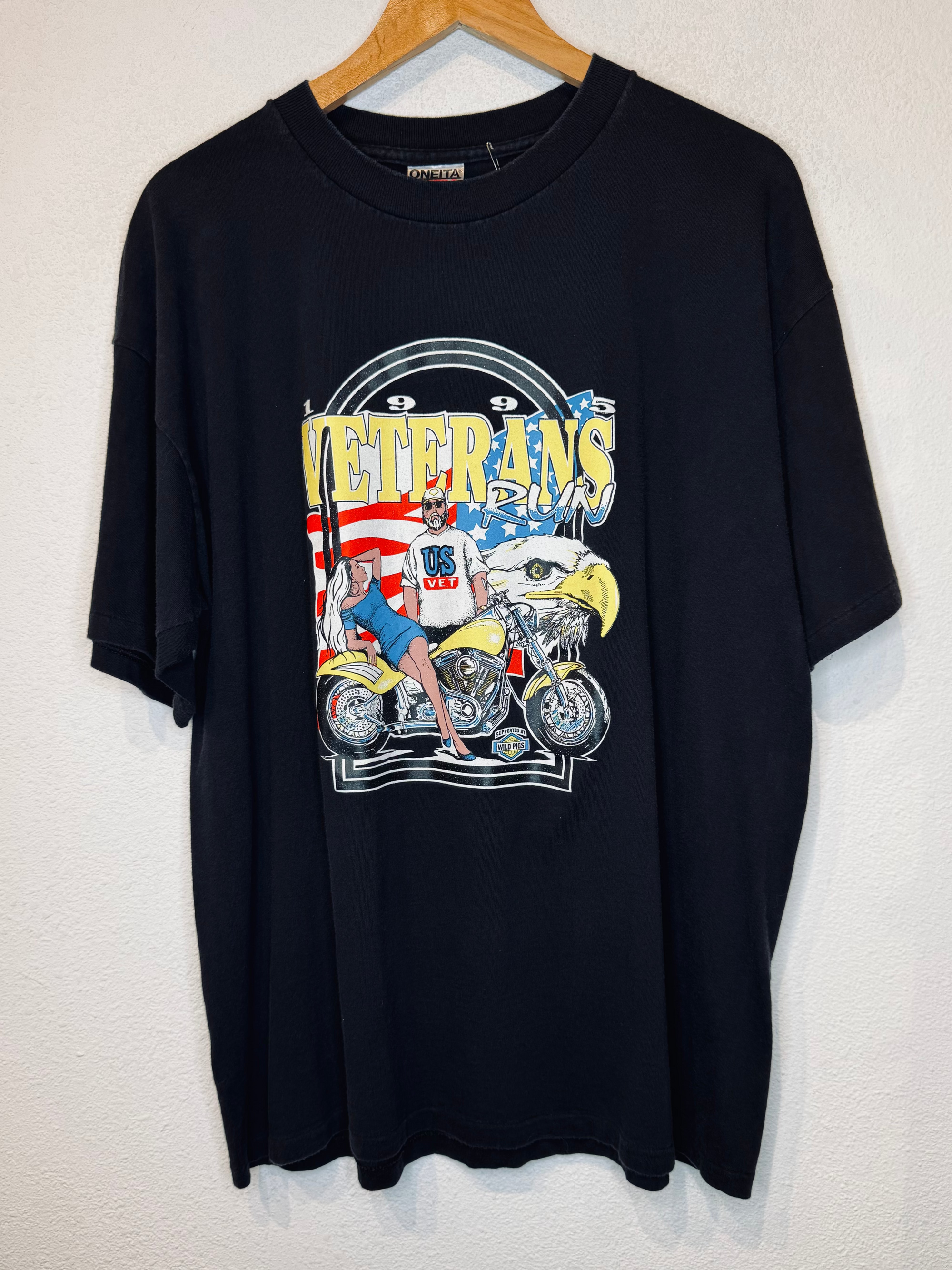 Veterans Run Vintage Tee