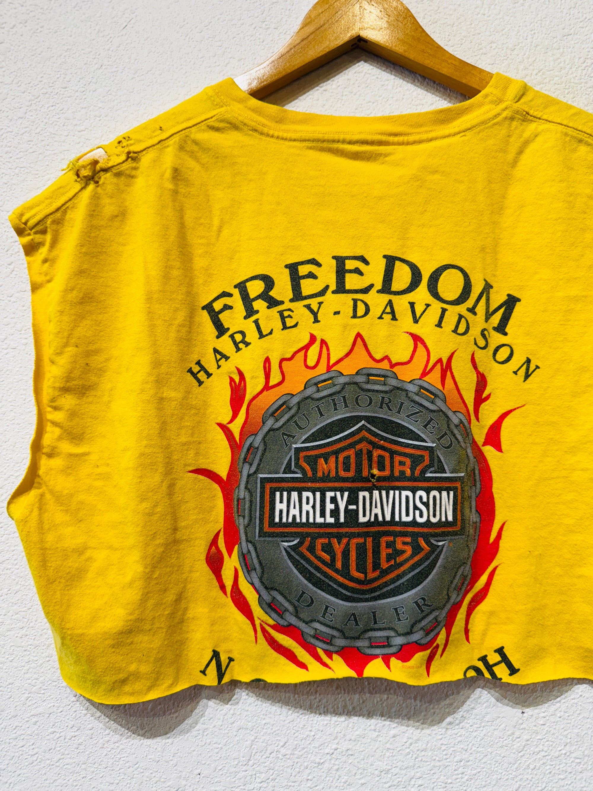 Freedom Harley Vintage Crop Tank