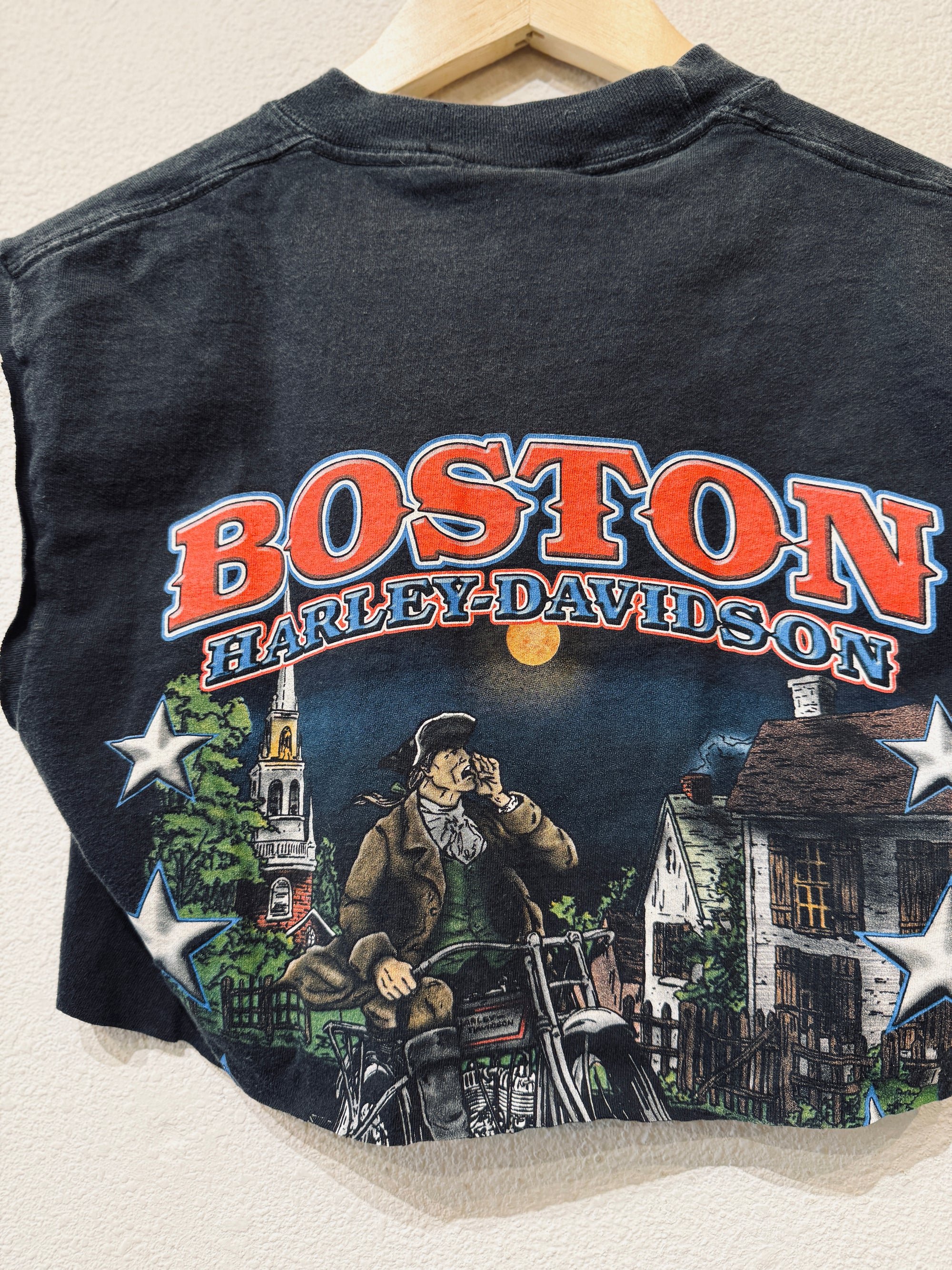 Boston Harley Vintage Crop Tank