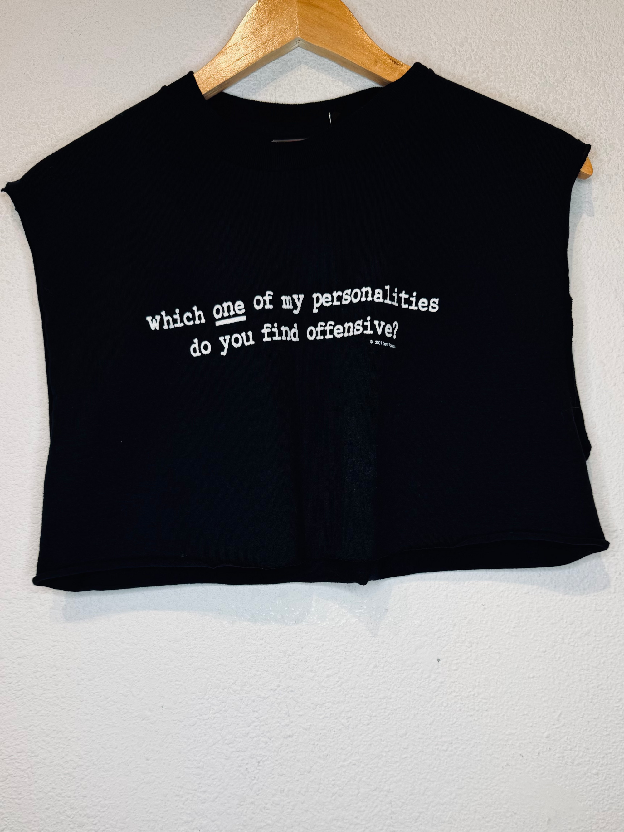 Personalities Vintage Crop Tank