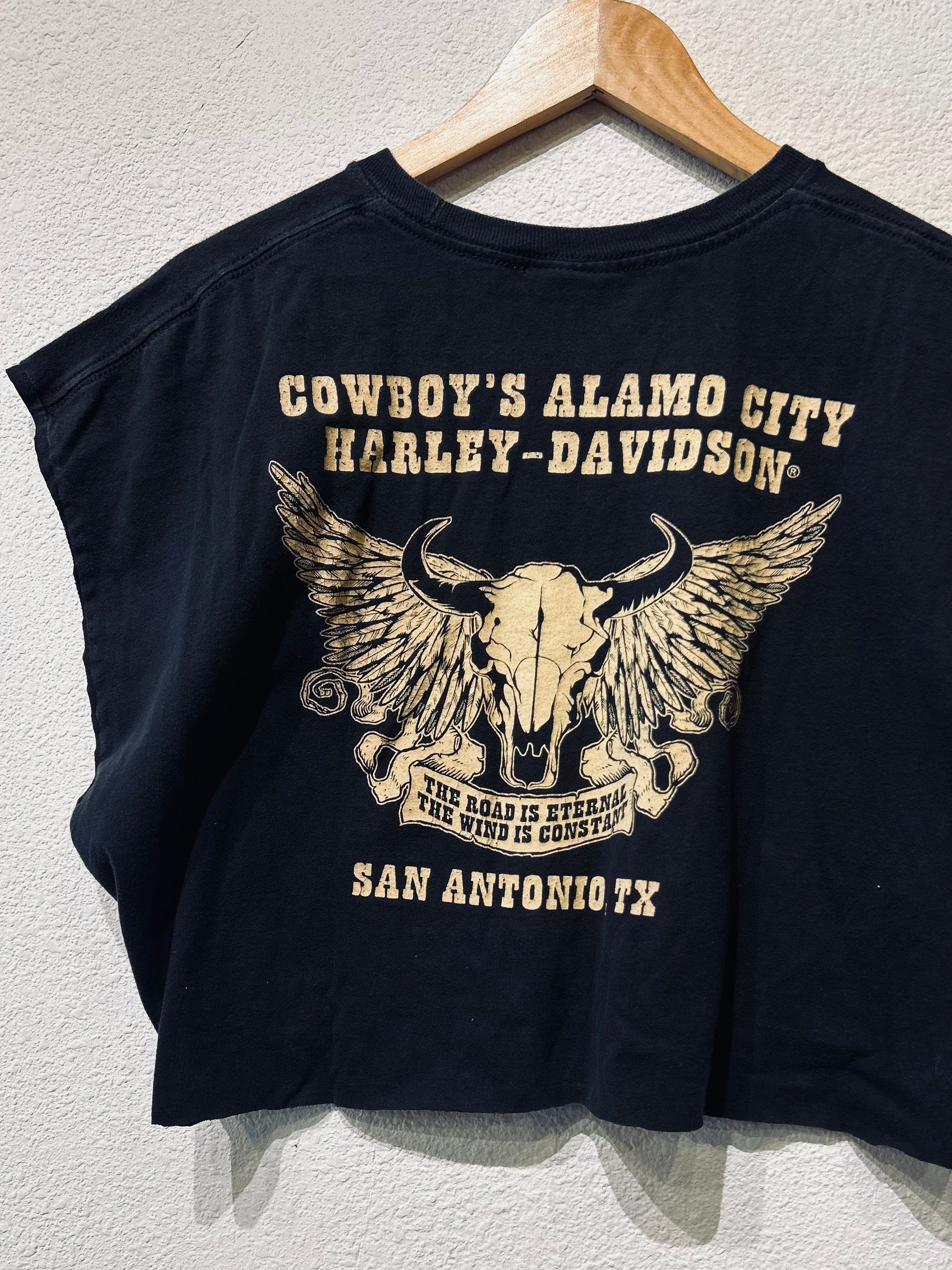 San Antonio Harley Vintage Crop Tank