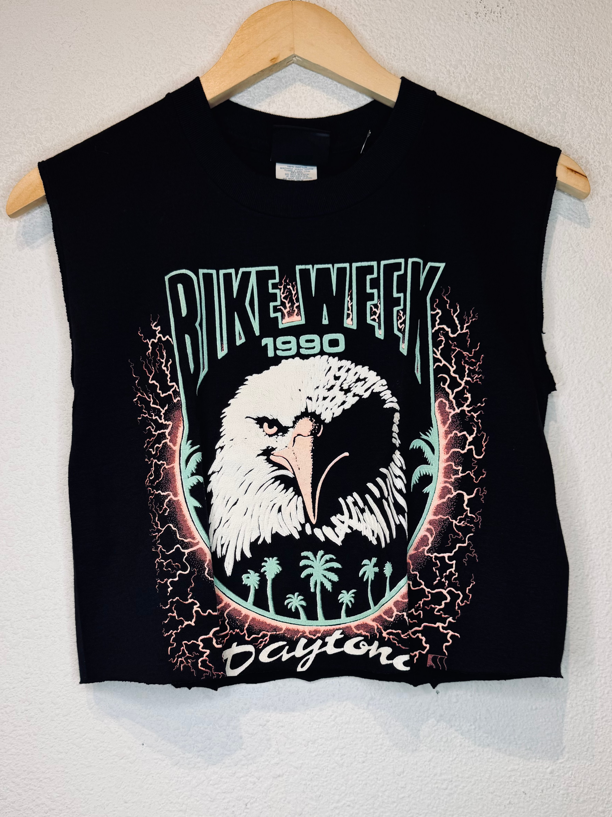 Daytona Bike Week 1990 Harley Vintage Crop Tank