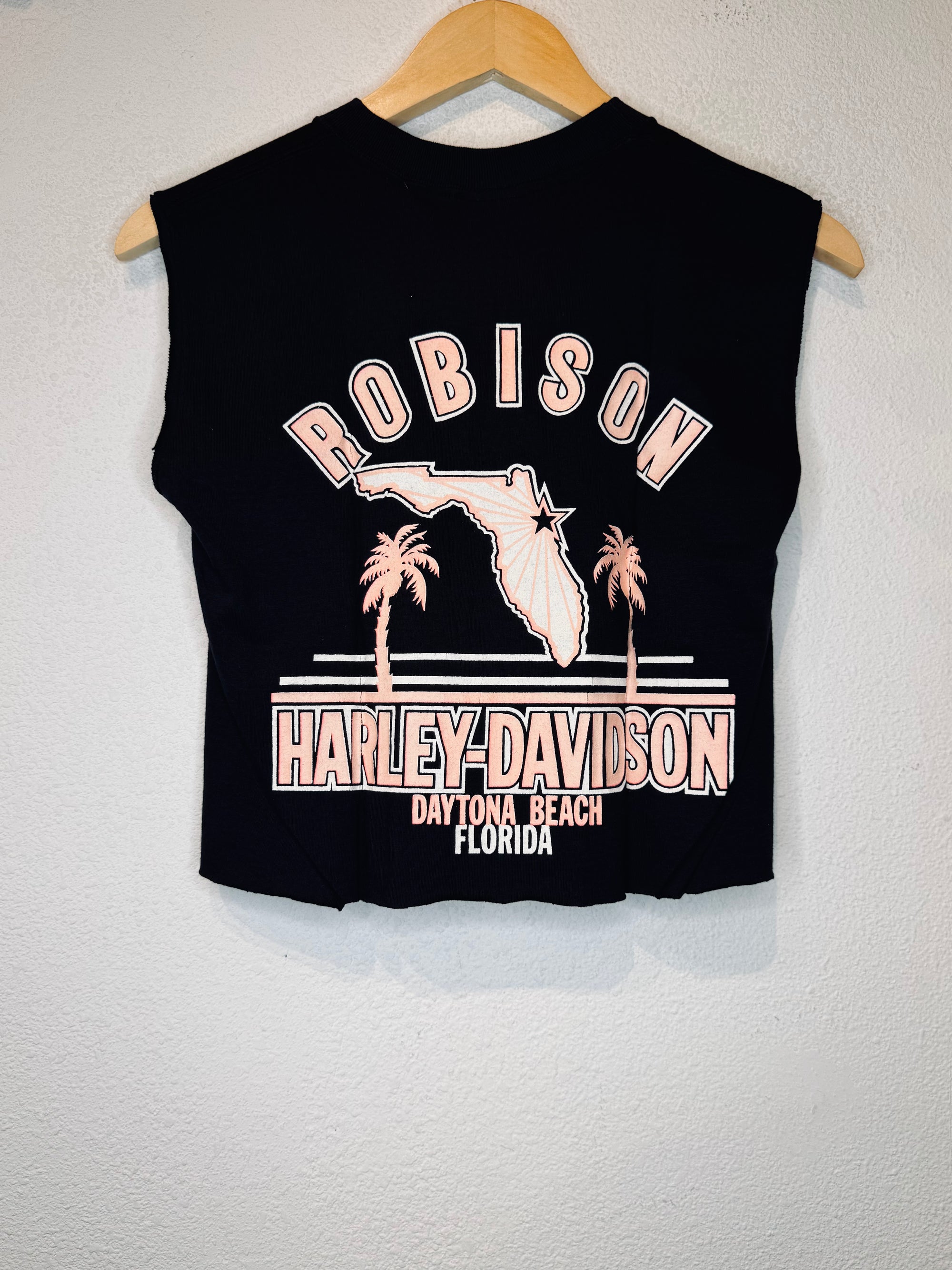 Daytona Bike Week 1990 Harley Vintage Crop Tank