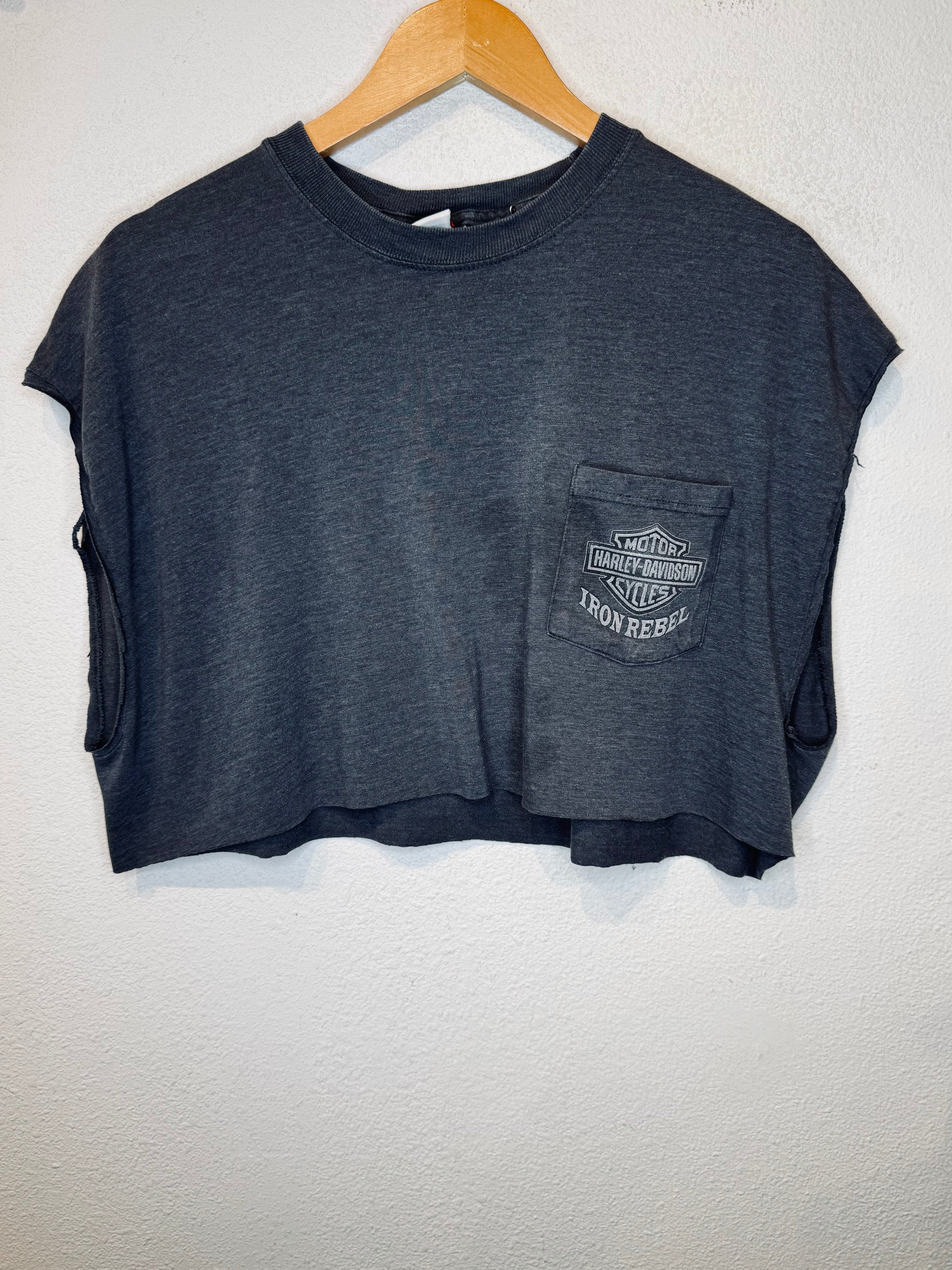 Iron Rebel Harley Vintage Crop Tank