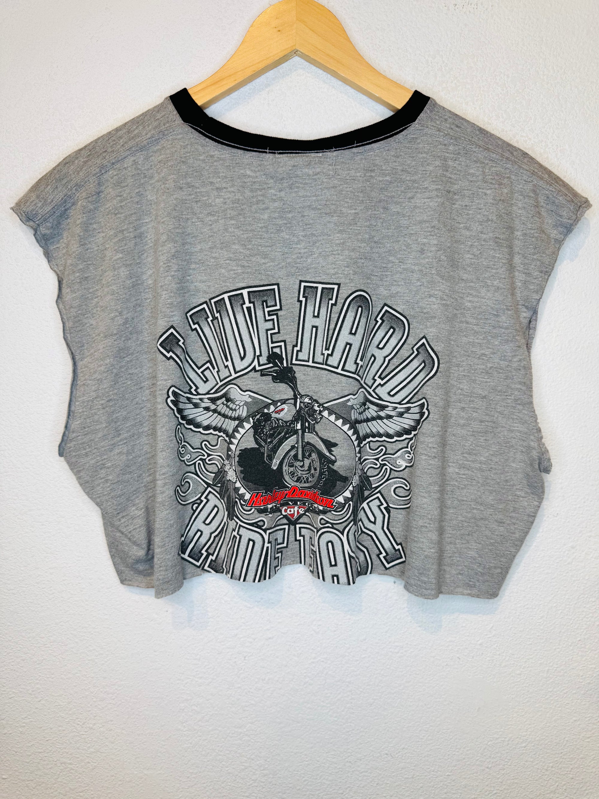 Harley Cafe Vintage Crop Tank