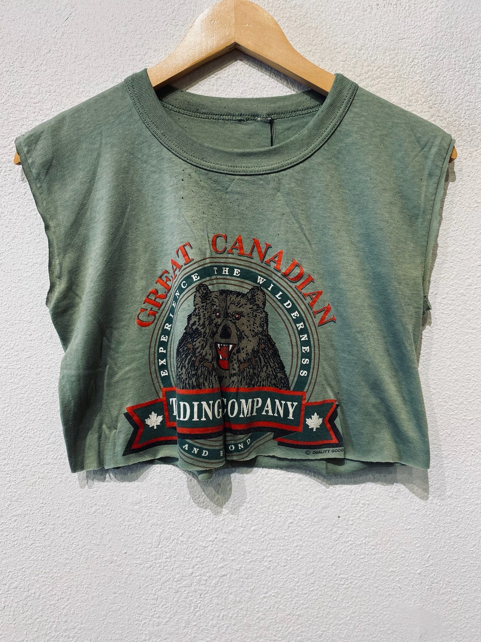 Great Canadian Vintage Crop Tank