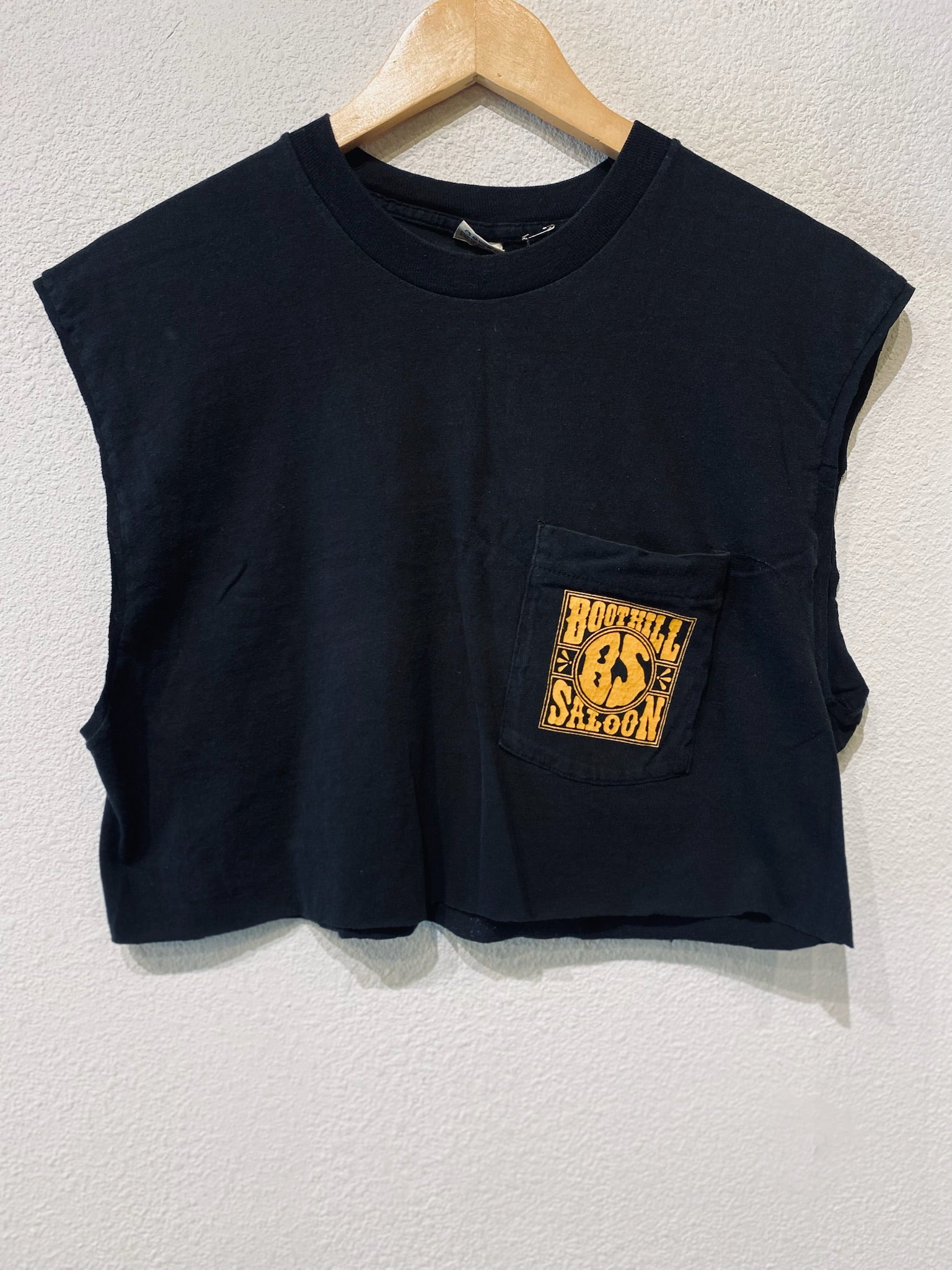 Boothill Saloon Pocket Vintage Crop Tank