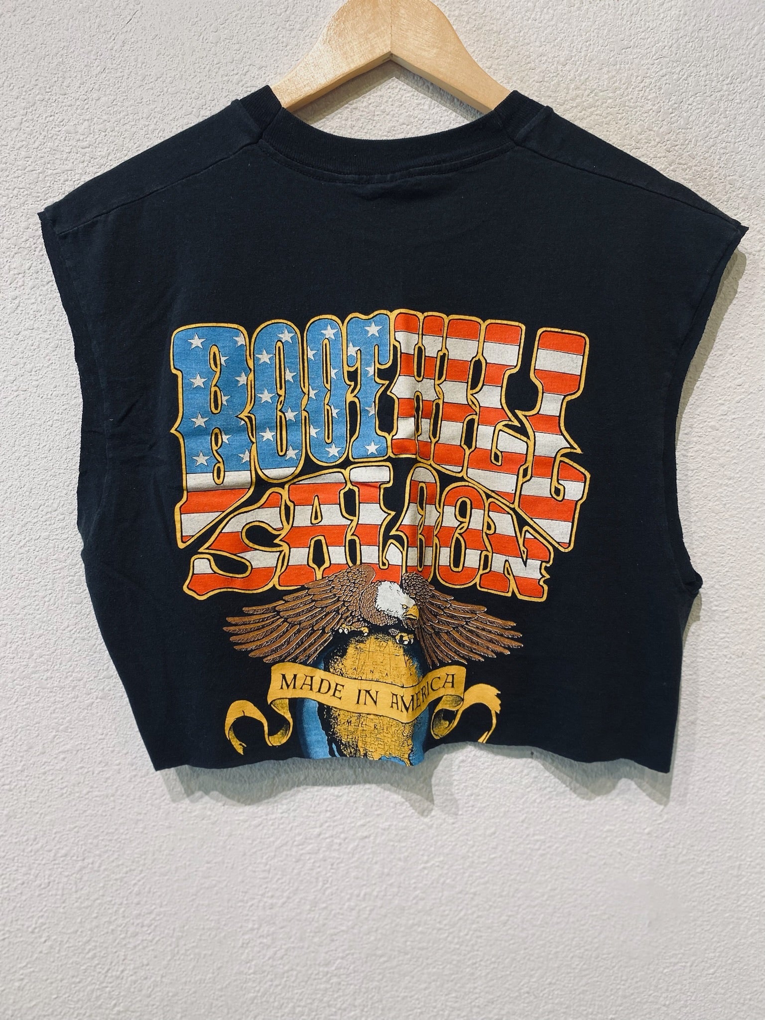 Boothill Saloon Pocket Vintage Crop Tank