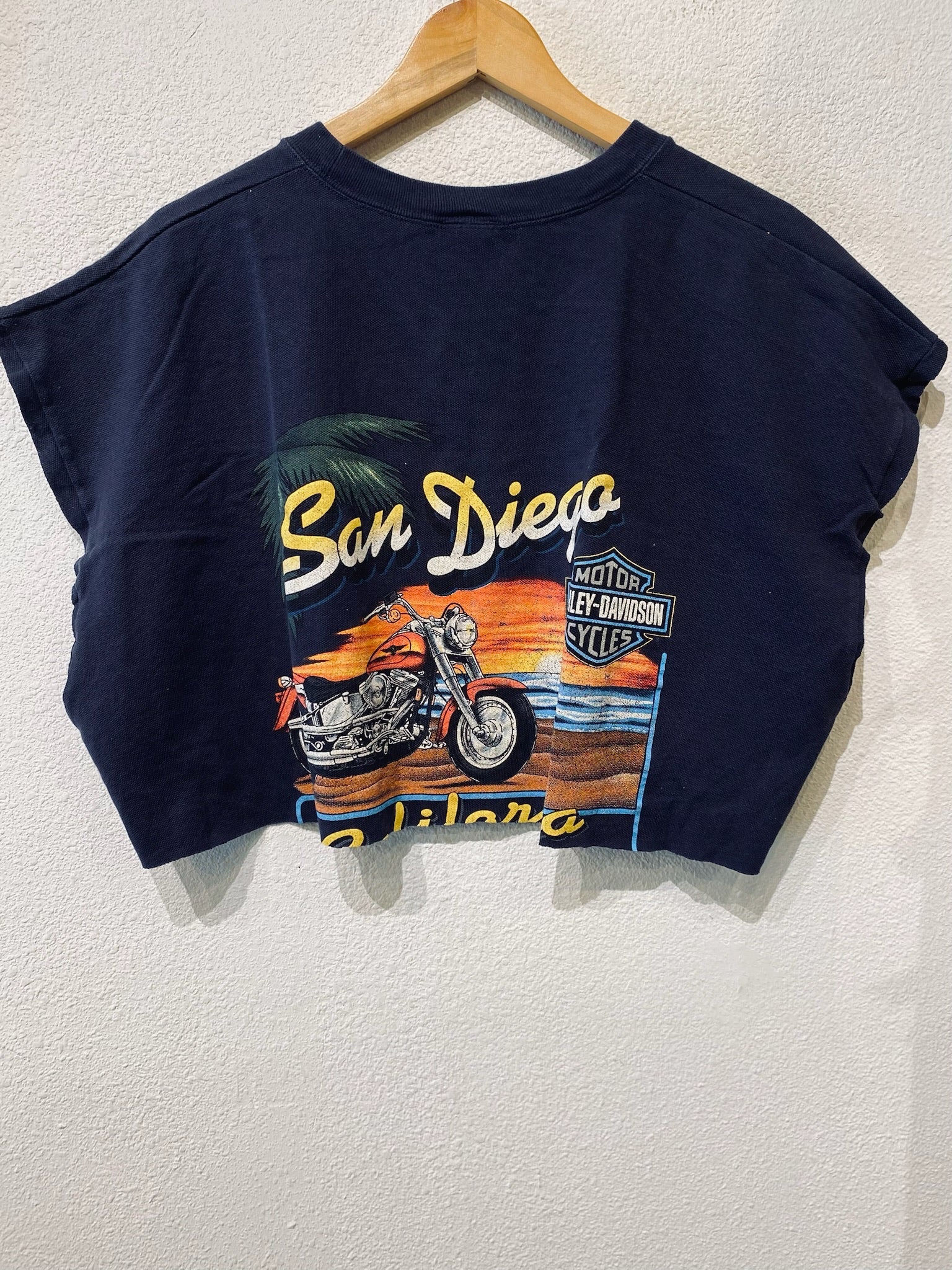 San Diego Harley Vintage Crop Tank