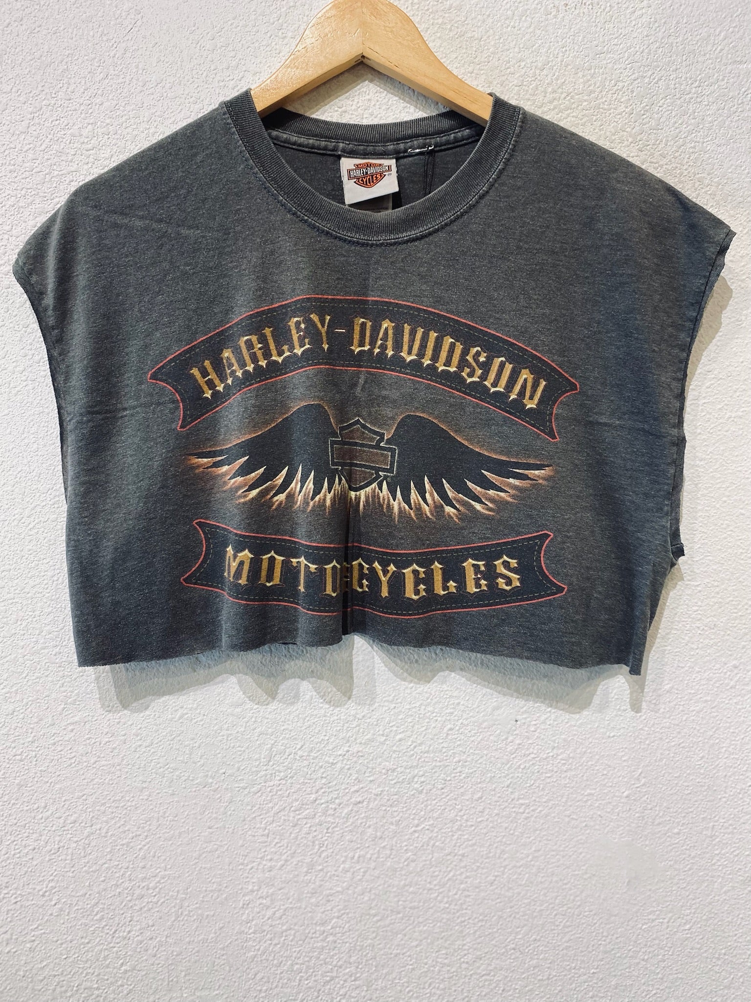 Paradise Harley Vintage Crop Tank
