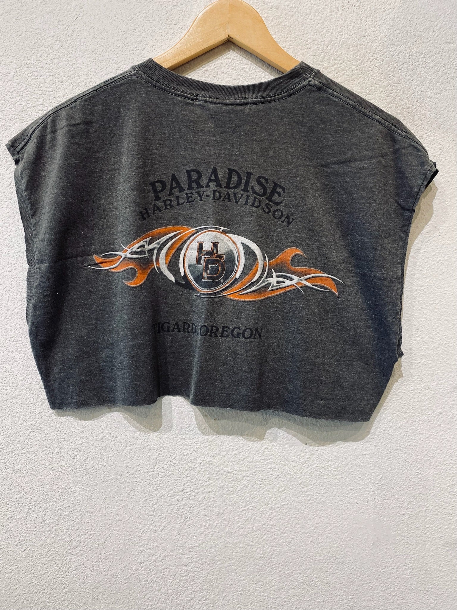 Paradise Harley Vintage Crop Tank