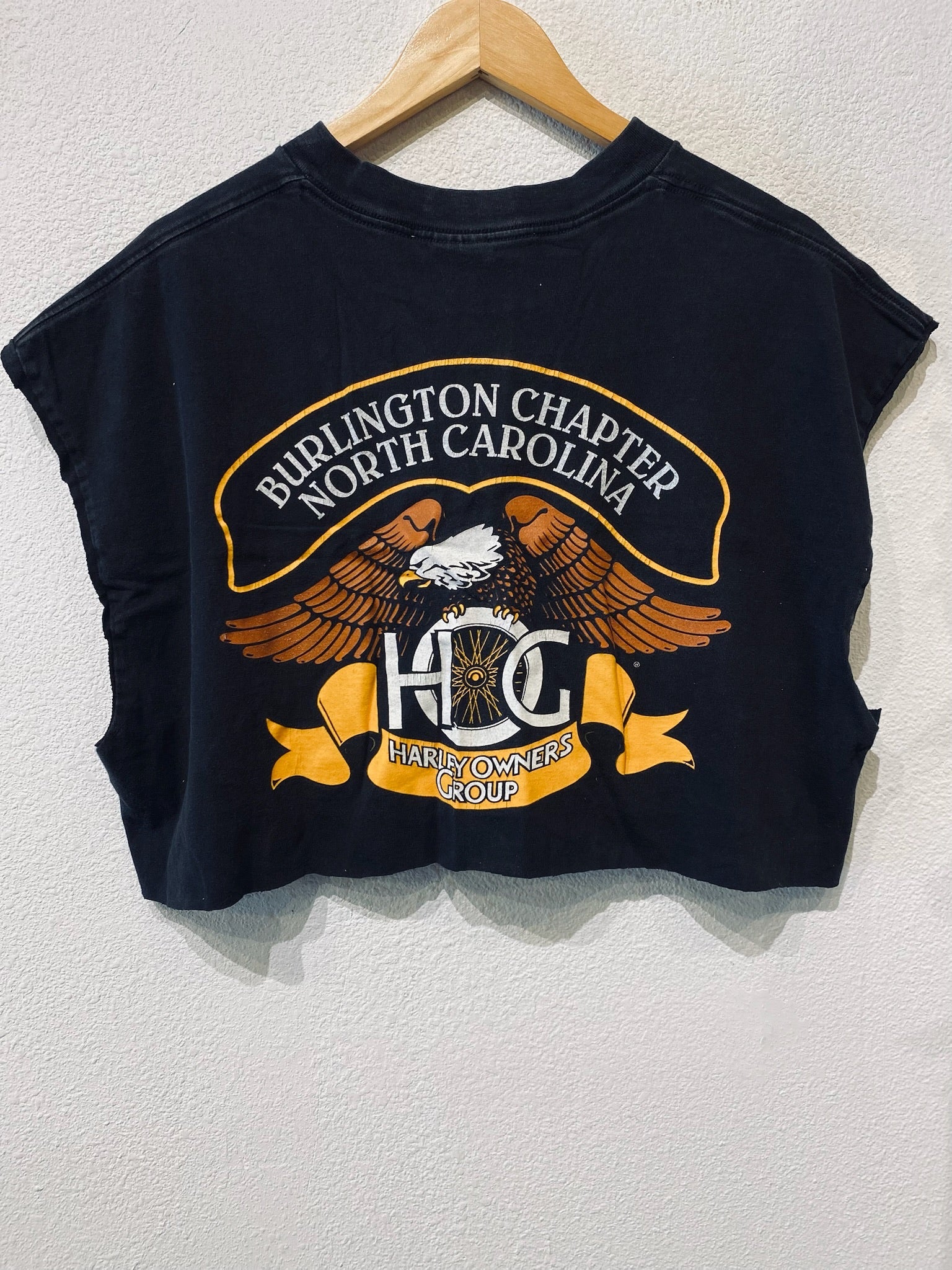 North Carolina Owners Harley Vintage Crop Tank