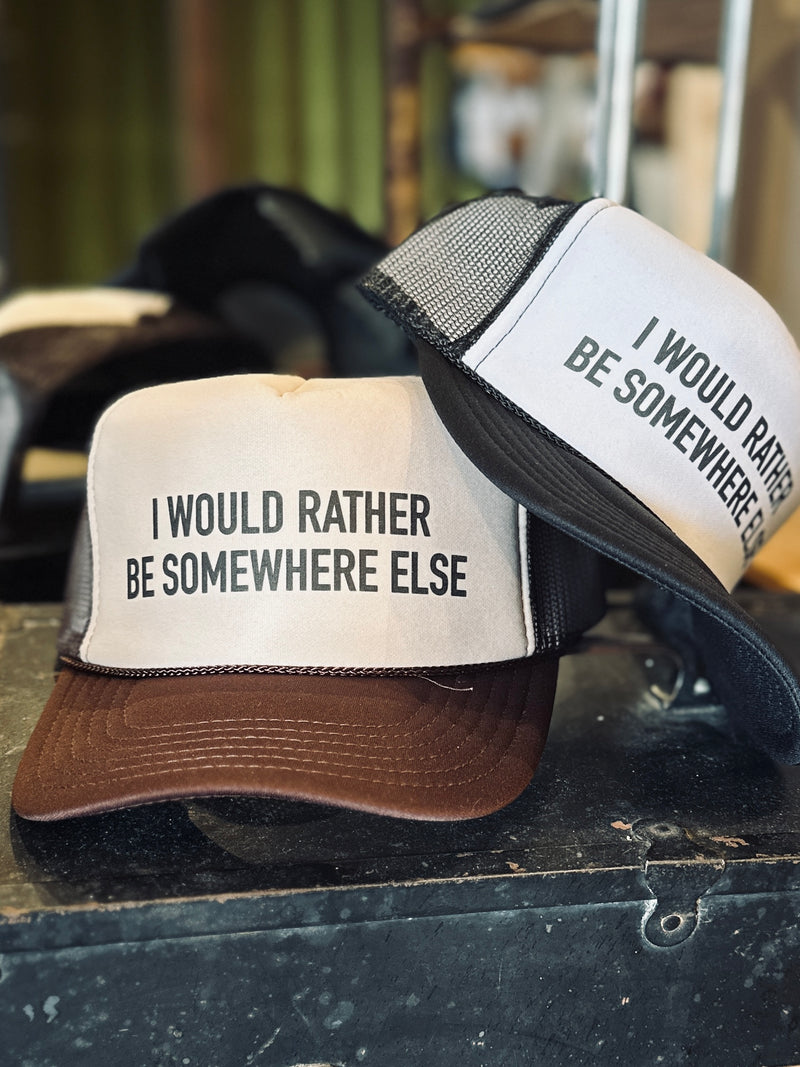 Somewhere Else Trucker Hat