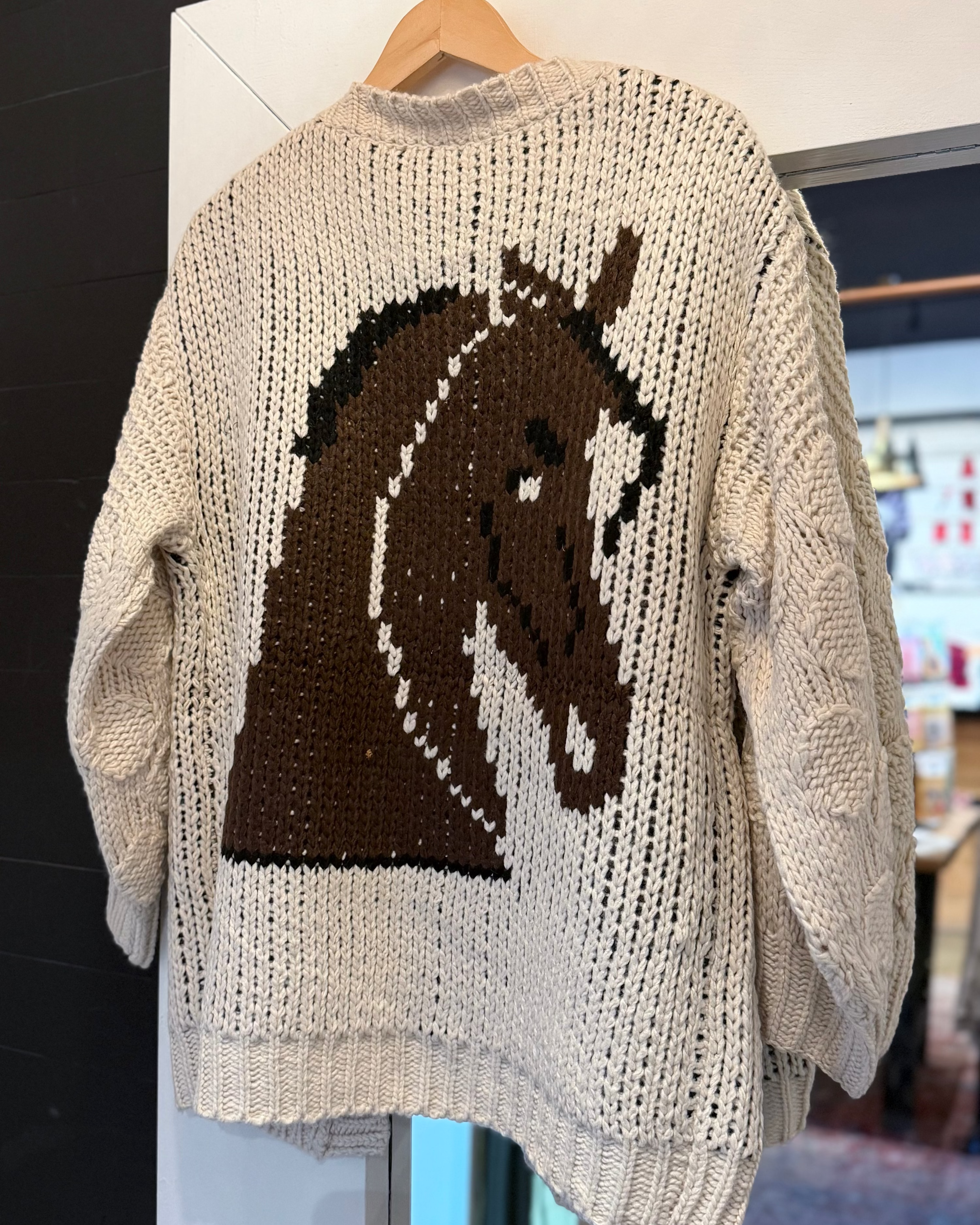 Horse Oversized Cardigan