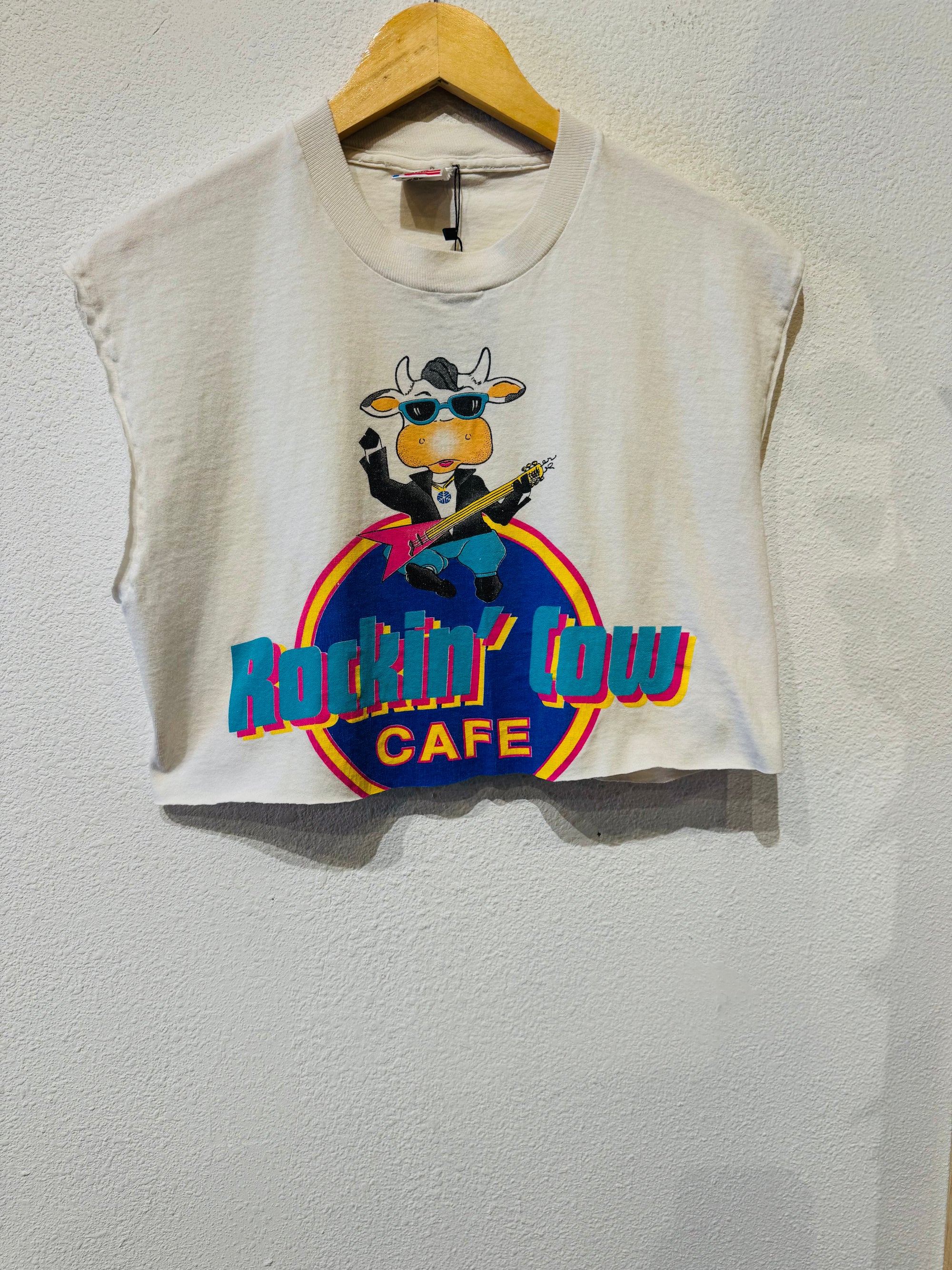 Hard Rock Cow Vintage Crop Tank