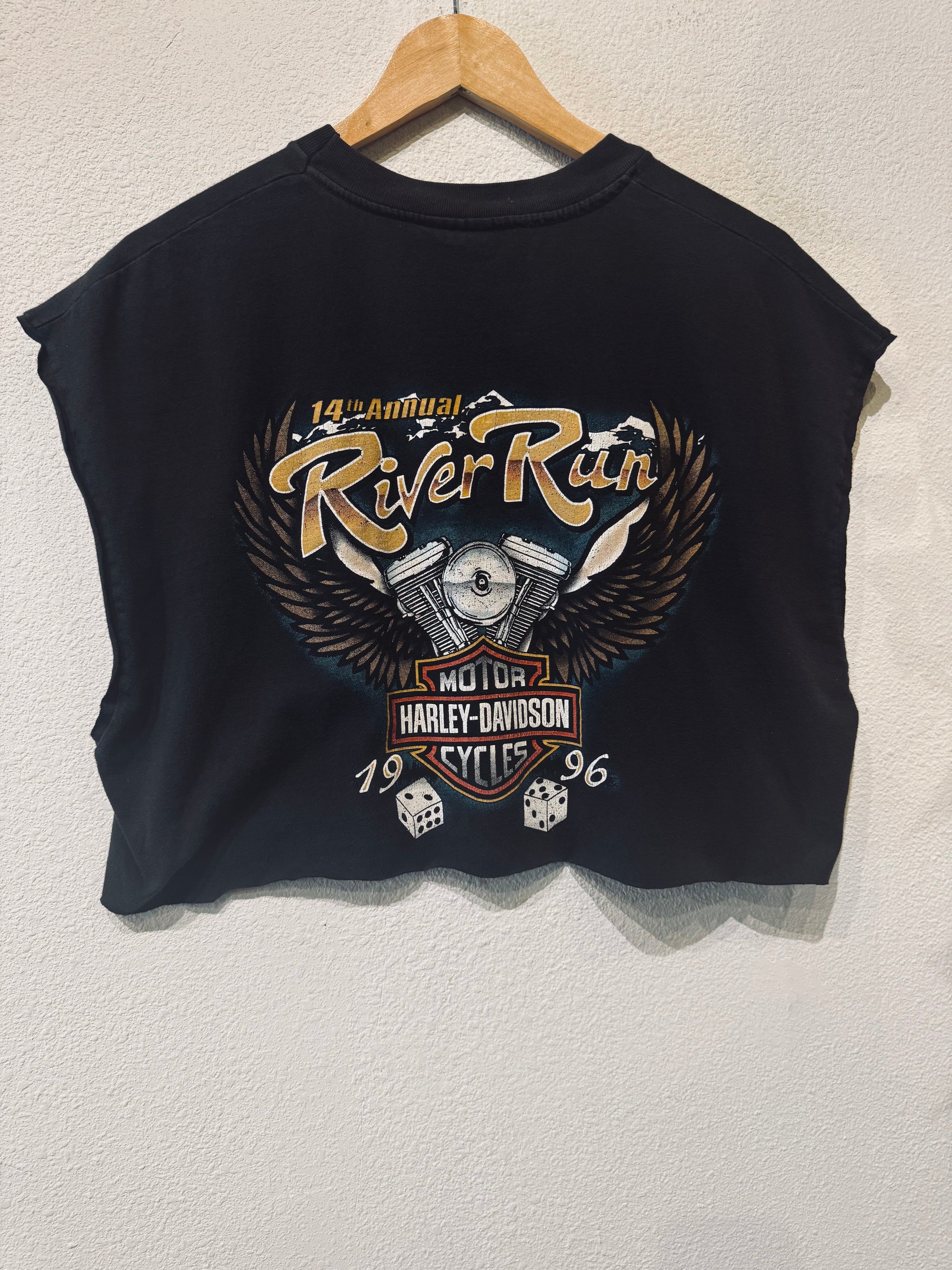 Laughlin Harley Vintage Crop Tank
