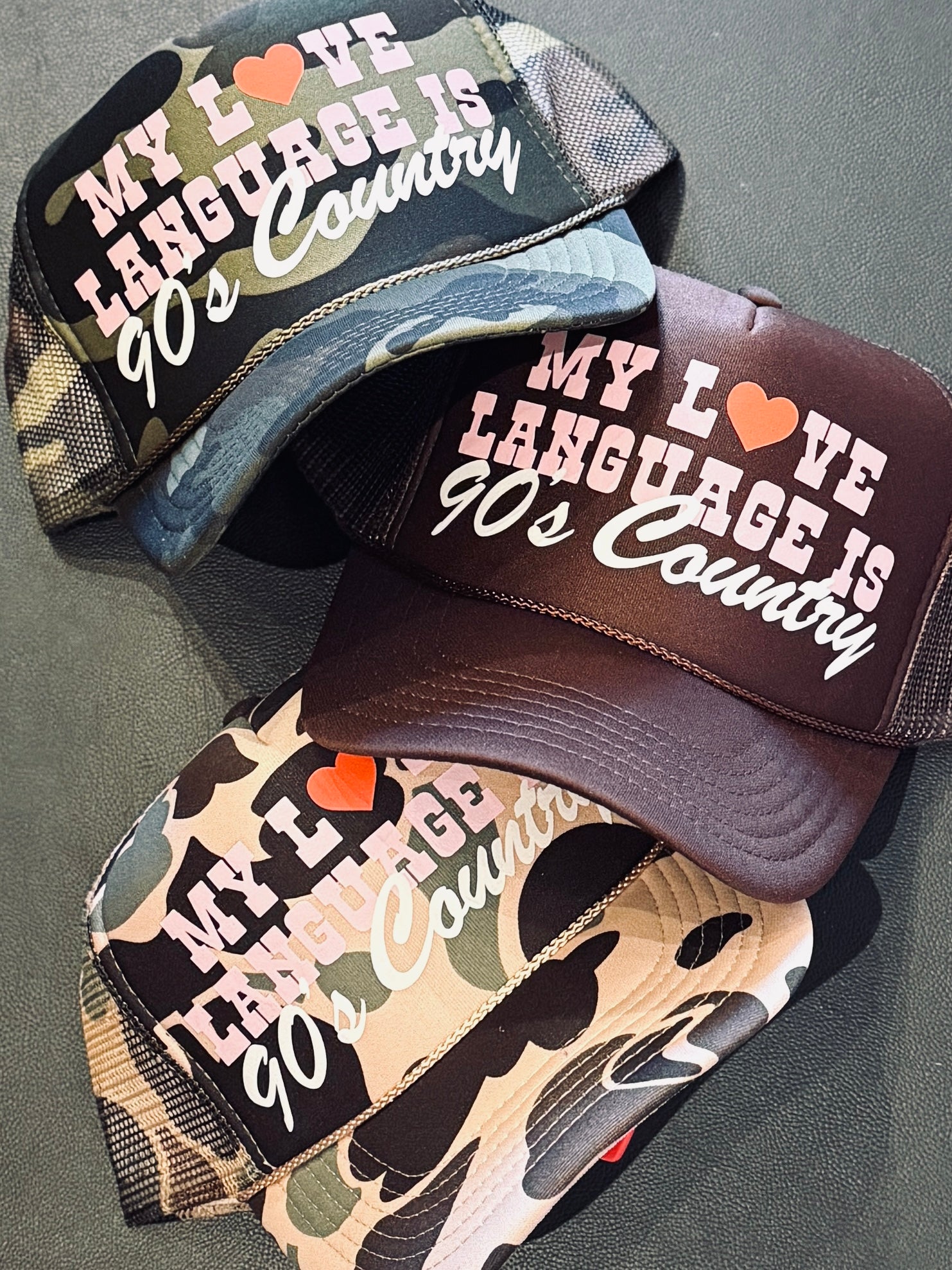 Love Language Trucker Hat