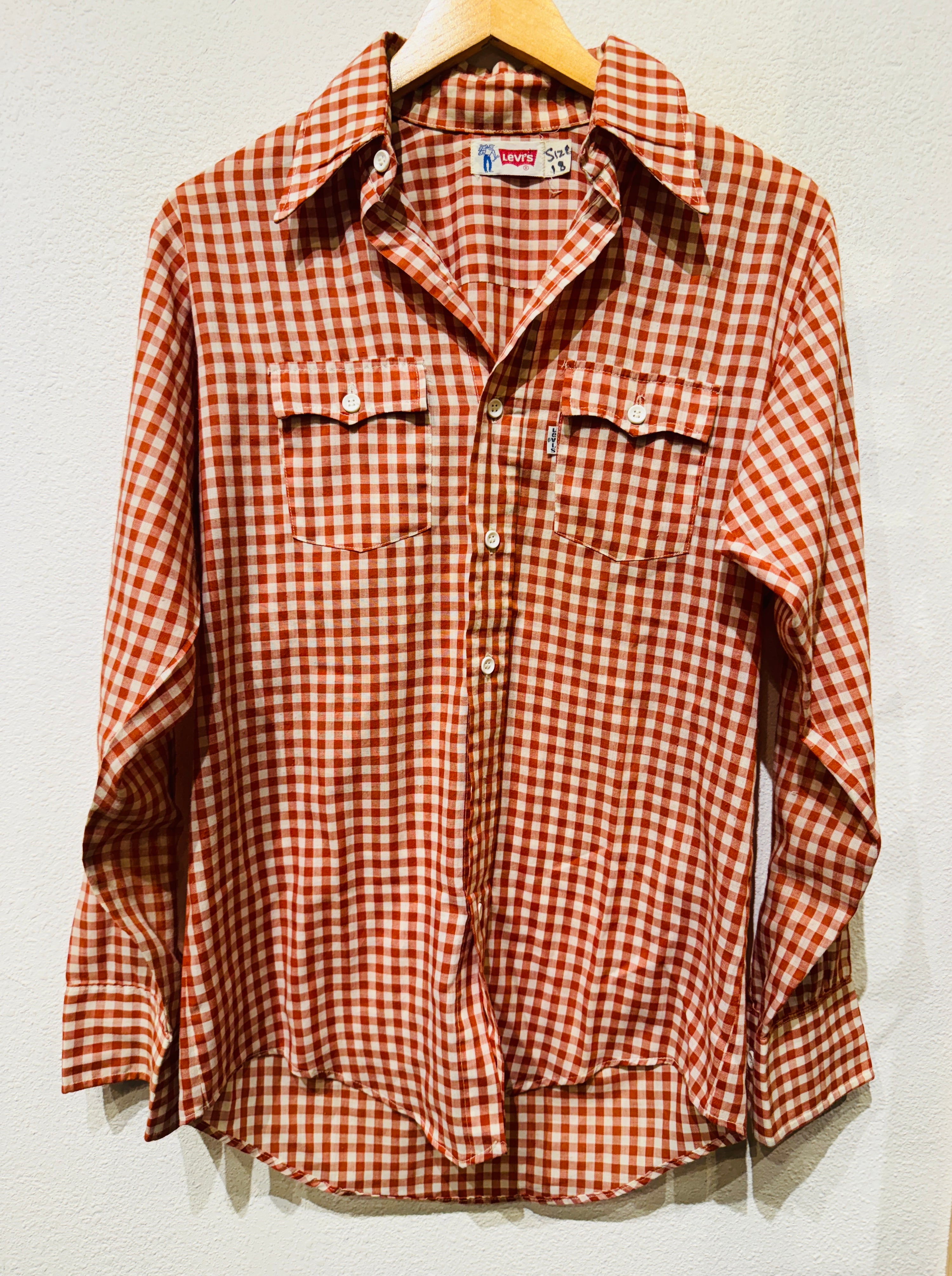 Levis Check Vintage Button Up
