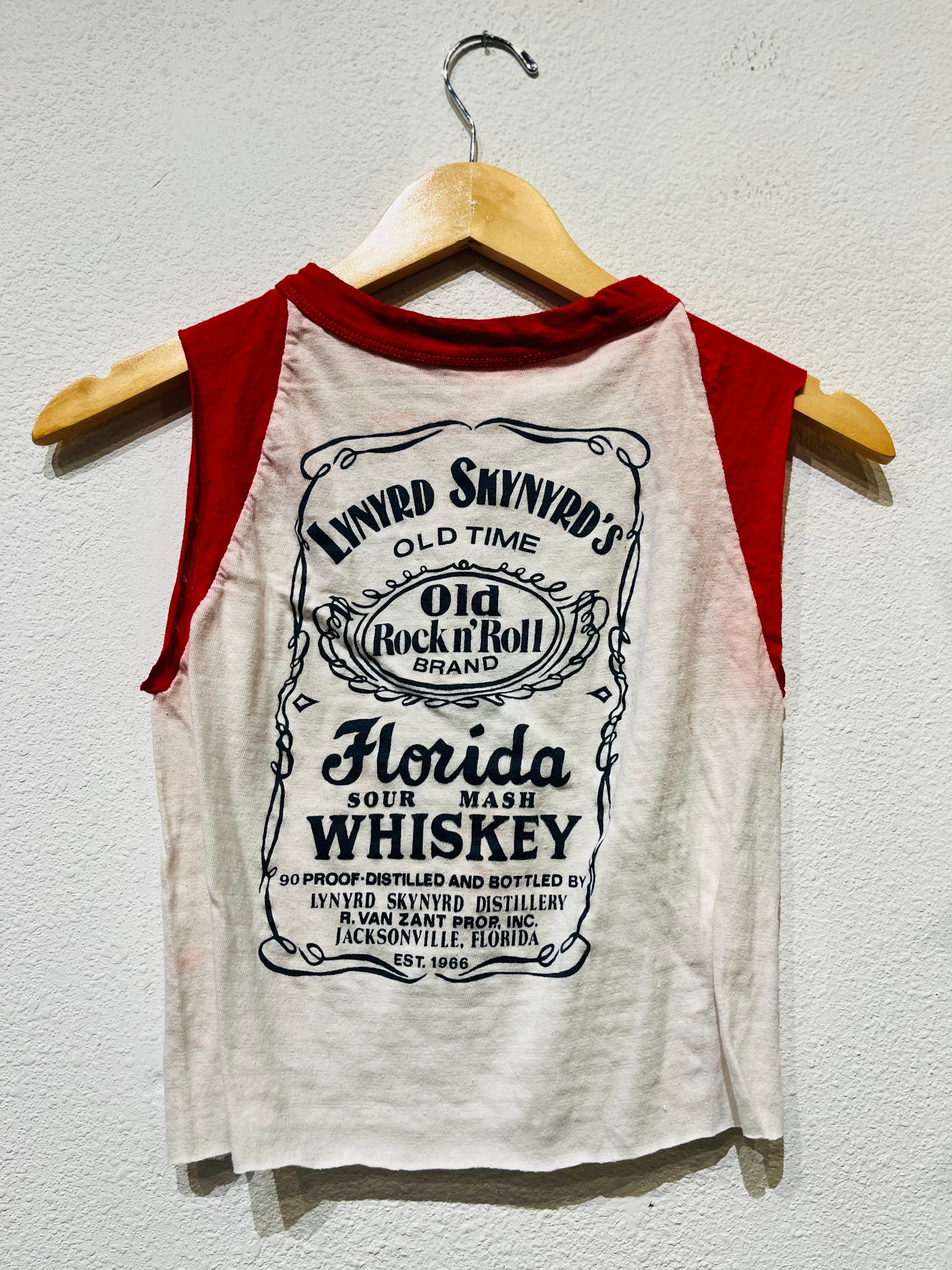 Lynyrd Skynyrd Whiskey Vintage Crop Tank