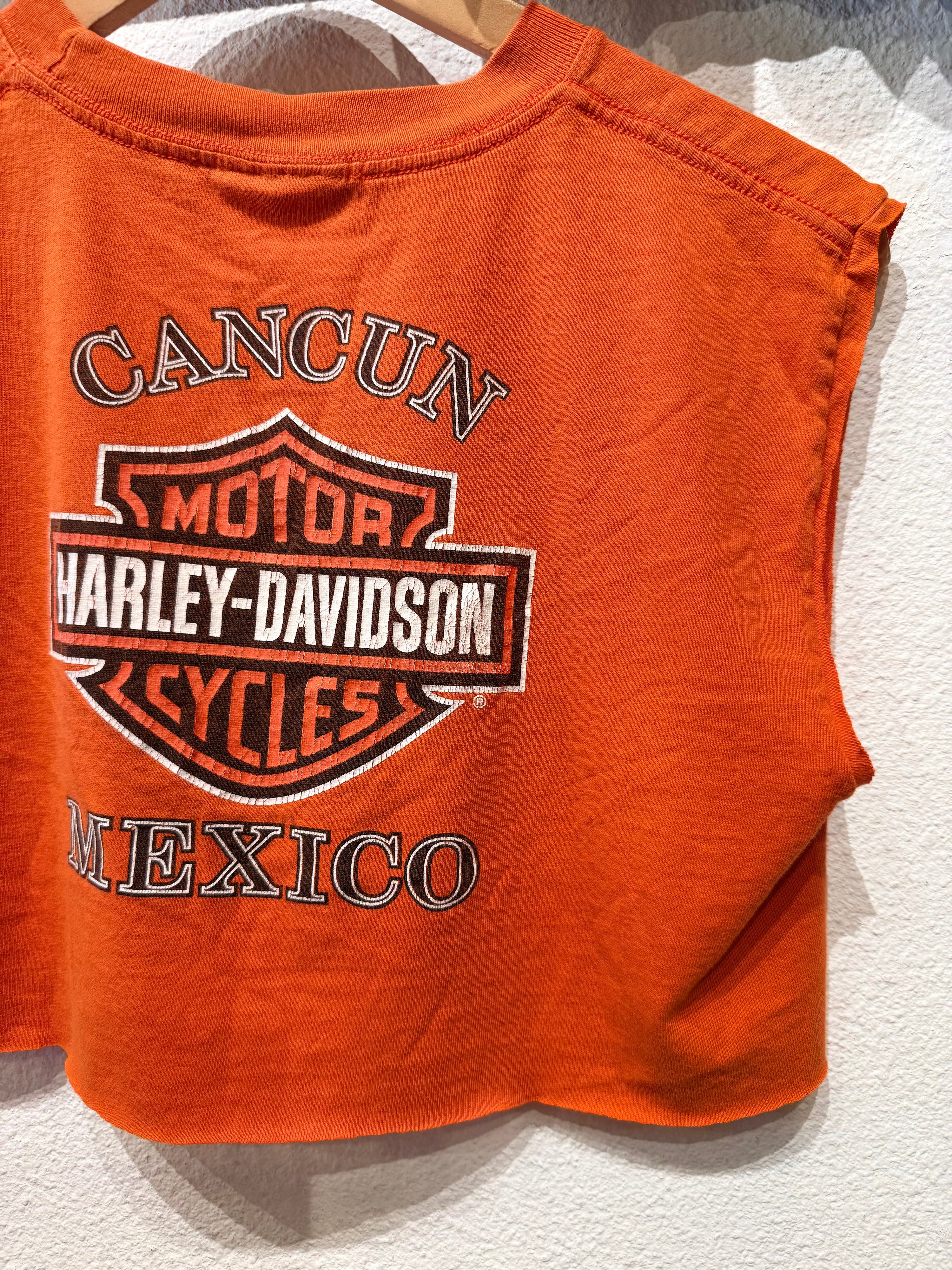 Cancun Harley Vintage Crop Tank