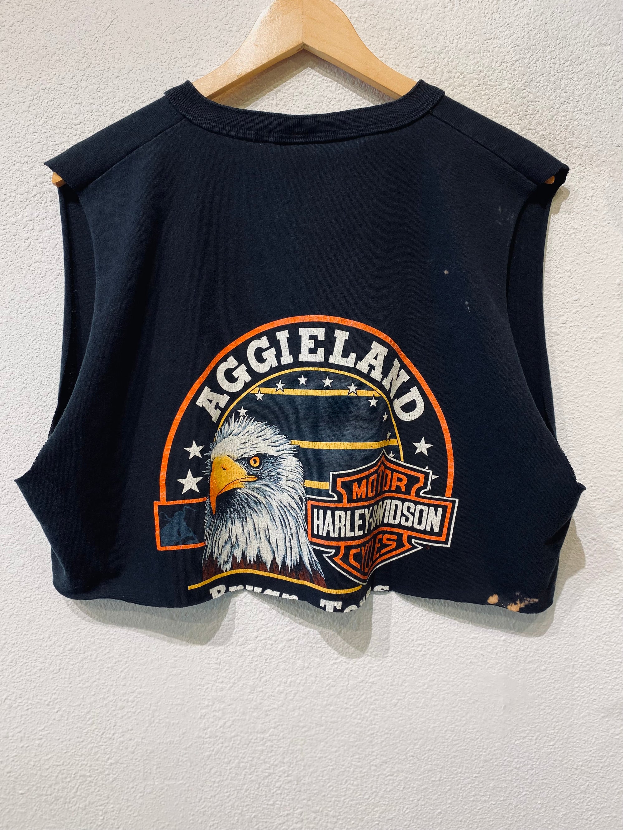 Aggieland Harley Vintage Crop Tank