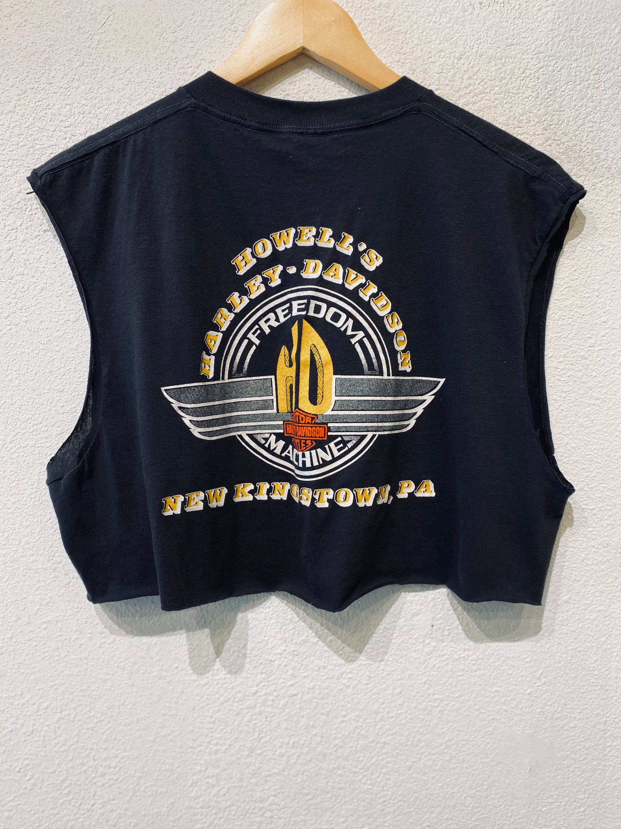 Fun in the Sun Harley Vintage Crop Tank