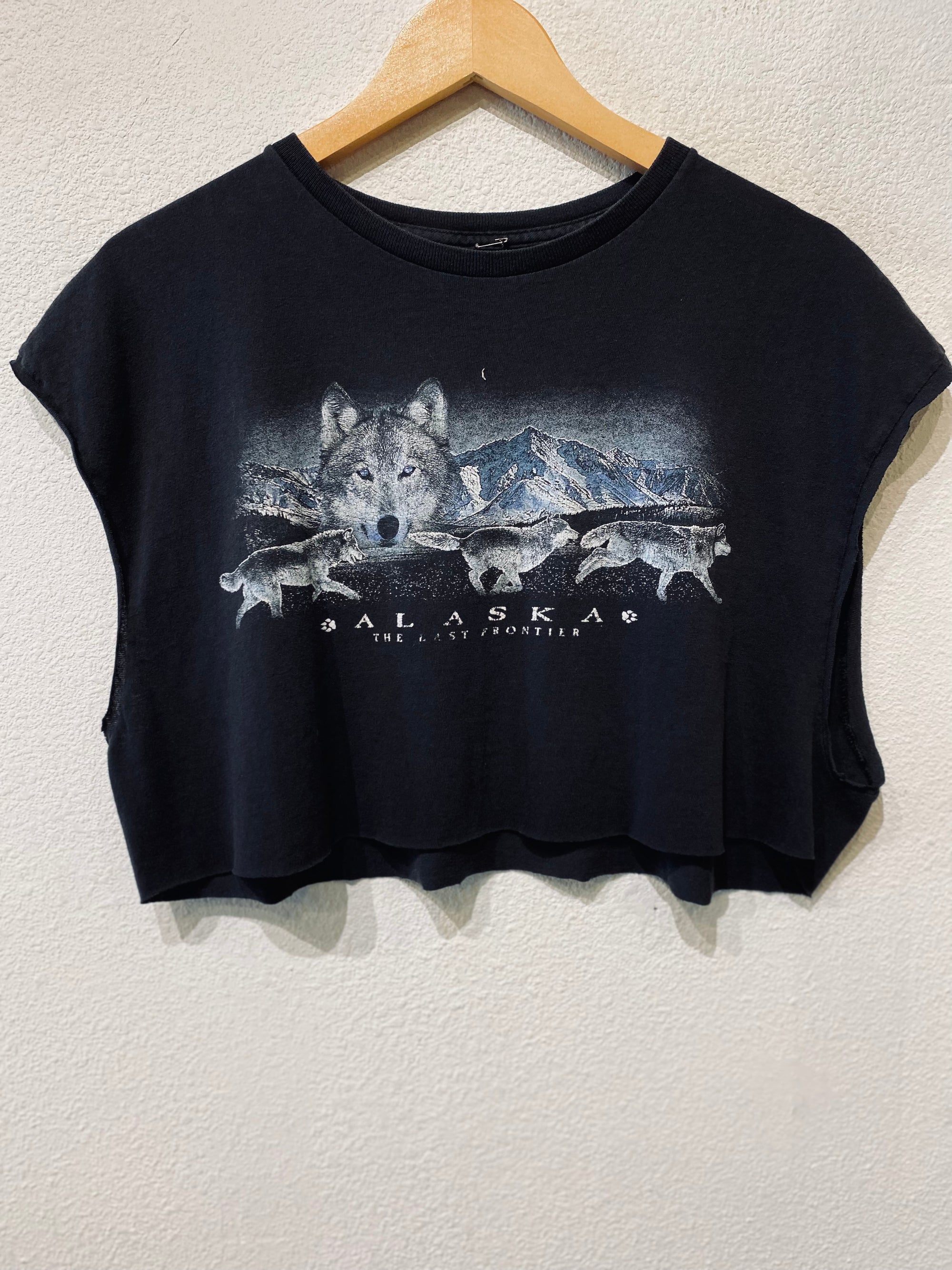 Alaska Last Frontier Vintage Crop Tank