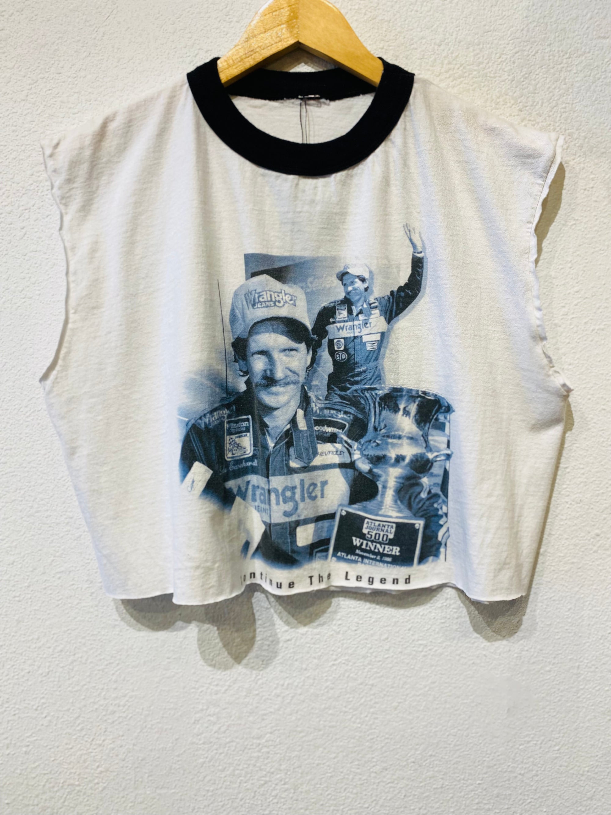 Dale Earnhardt Wrangler Vintage Crop Tank