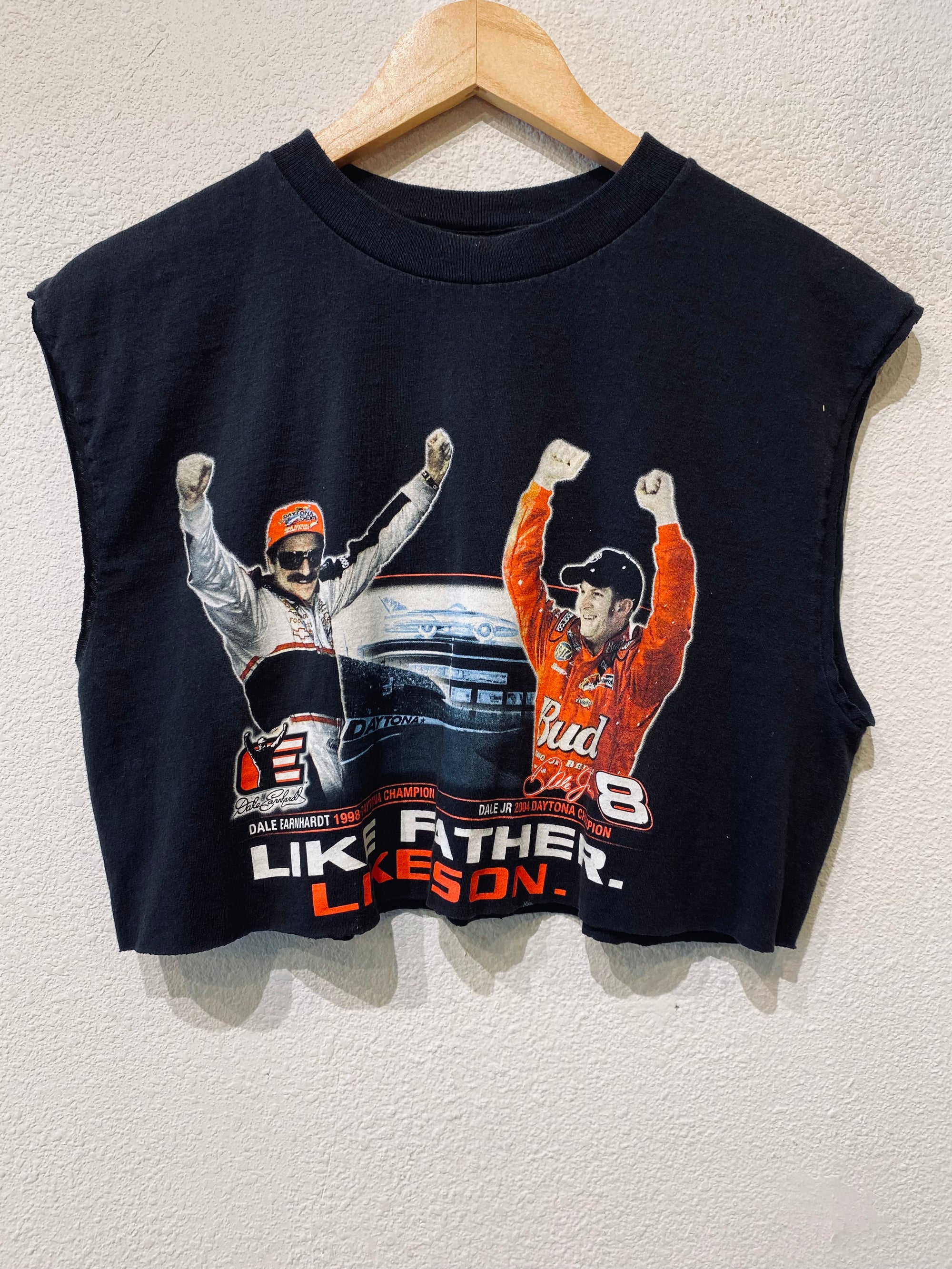 Like Father Earnhardt Vintage Crop Tank